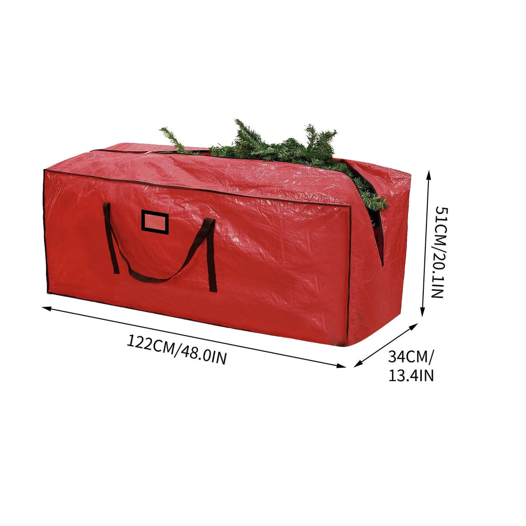 Clearance! Christmas Tree Storage Bag, Reusable Heavy Duty Santa Tree Box/Container/Holder for Big Artificial Xmas Tree/Holiday Trees, Waterproof with Durable Handles & Zipper (122*34*51CM)
