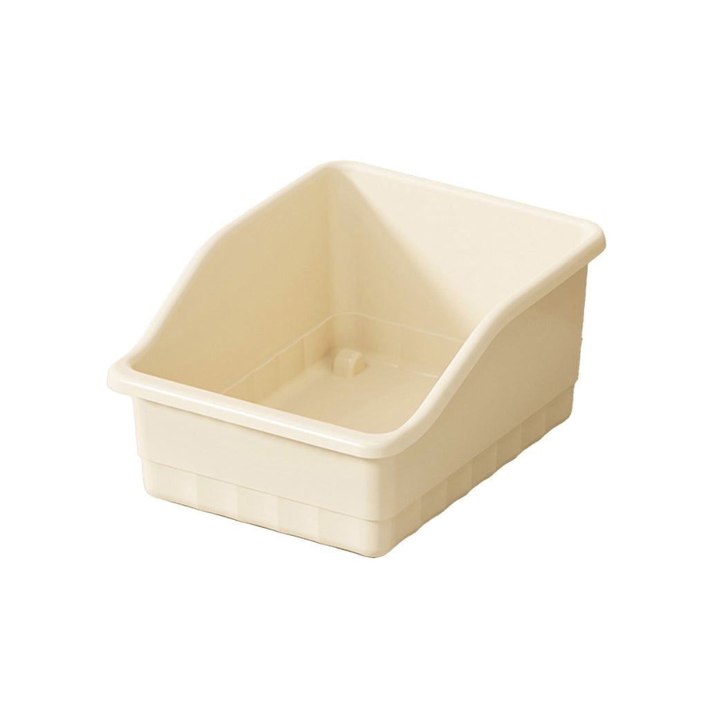 Large Capacity Plastic Storage Bin with Wheels - Multi-Purpose Home Organizer for Bathroom & Kitchen