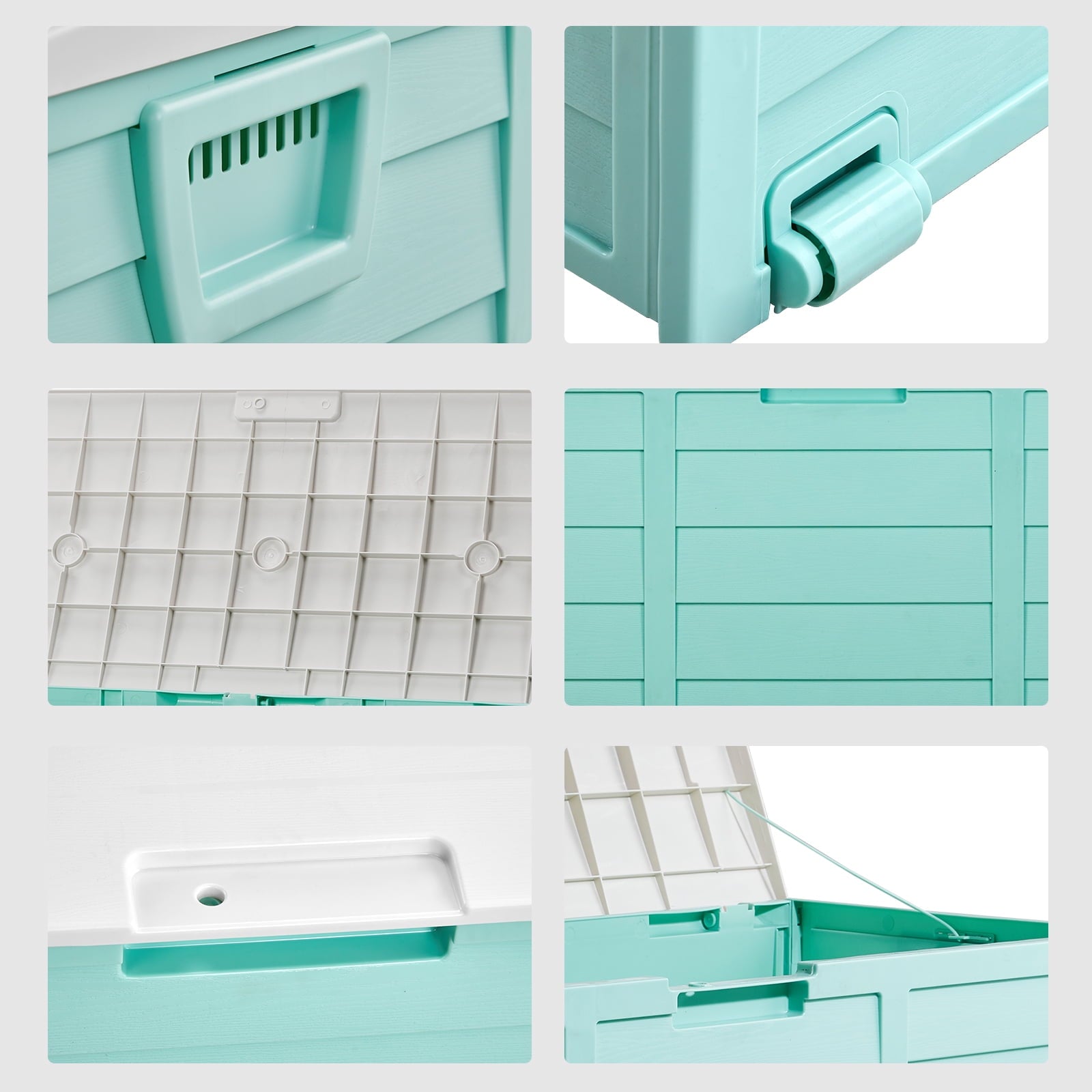 Ktaxon 75gal Outdoor Garden Resin Storage Deck Box Tools Green