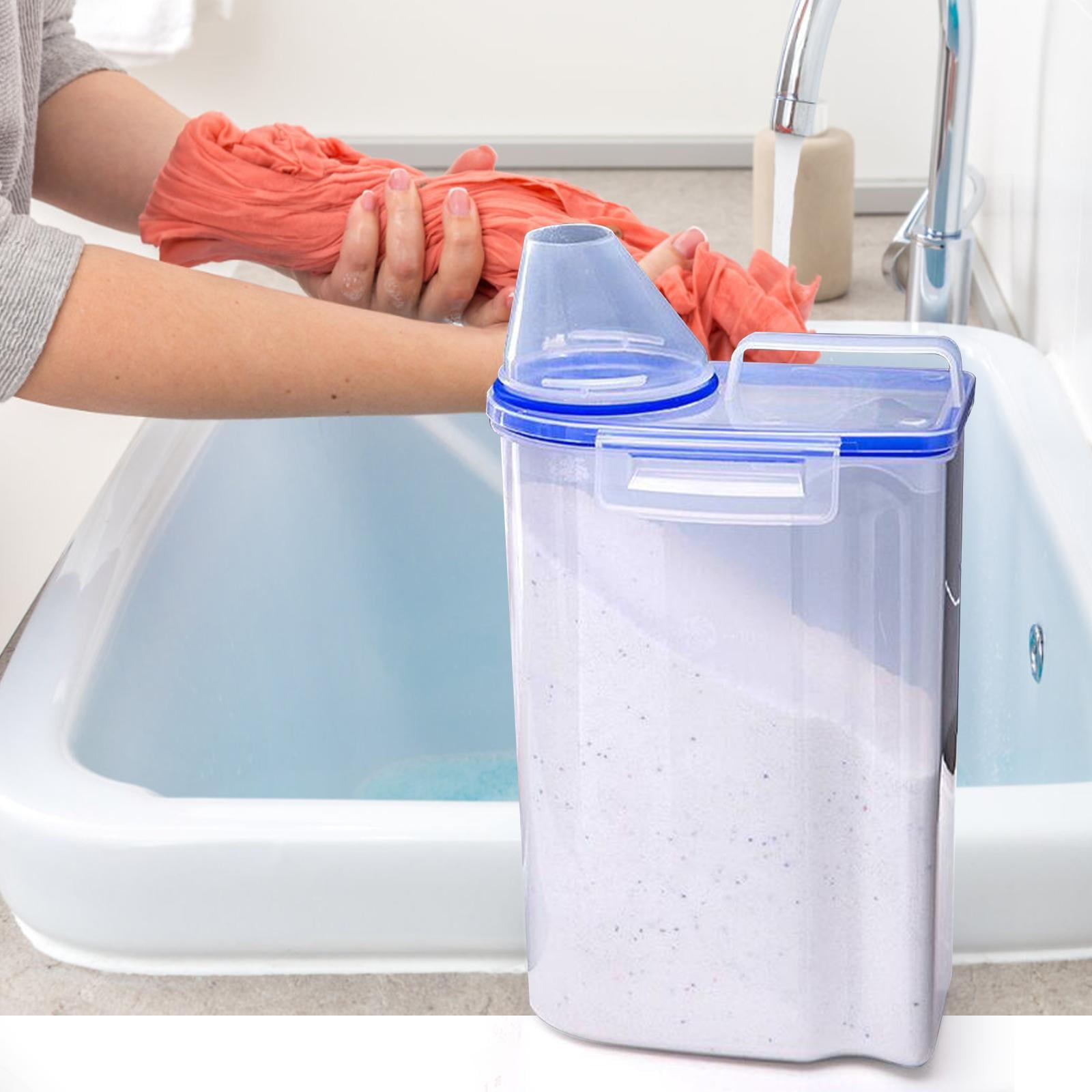 Laundry Powder Storage Container 4L Powder Storage Box for Home Dorm Hotel