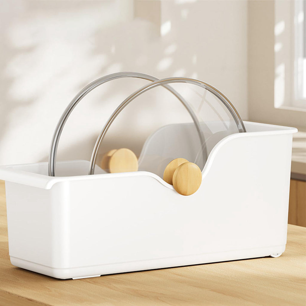 Zxpjkyu Storage Bin with Wheels Rolling Storage with Handle Container for Shelf Cupboard