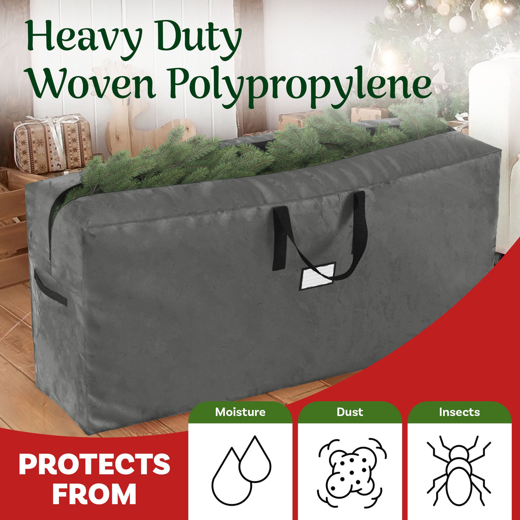 Elf Stor Christmas Tree Storage Bag for 9FT Artificial Trees (Gray)