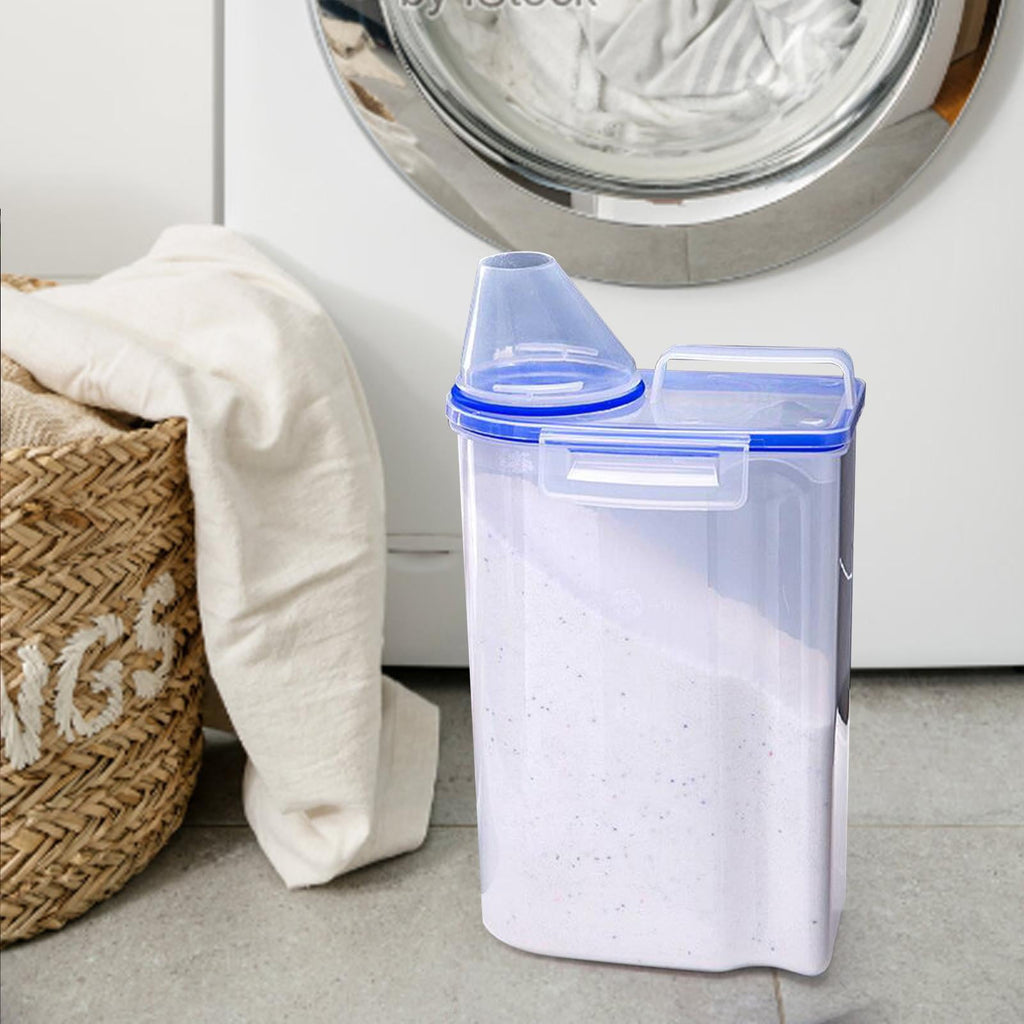 Laundry Powder Storage Container 4L Powder Storage Box for Home Dorm Hotel