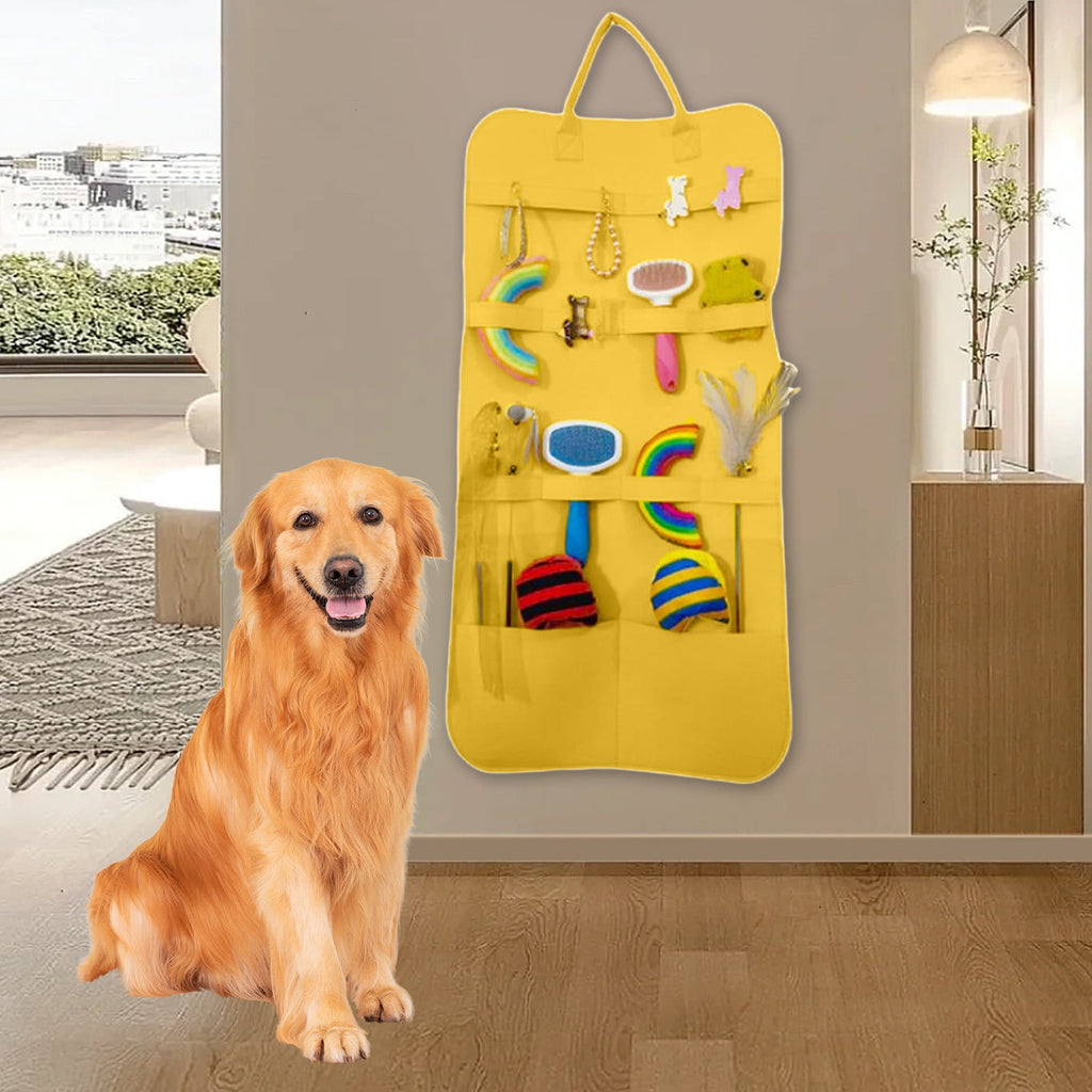 Felt Storage Bag for Cat Toys in Elegant Design for Pet Care and Organization