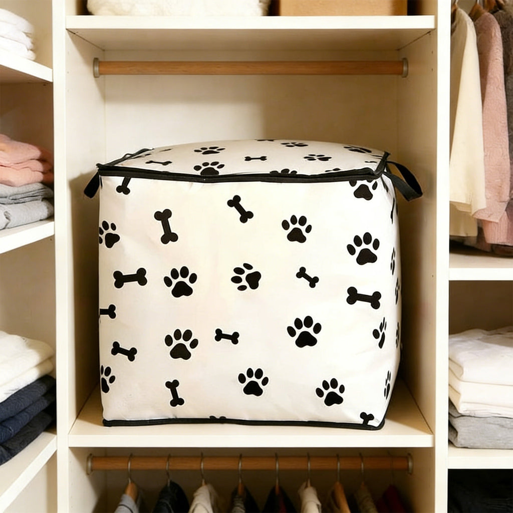 Extra Large Moving Bags, Heavy Duty Zippered Storage Bags, Reusable Collapsible Fabric Storage Box for Clothes, Blankets, Moving, Dorm Organization