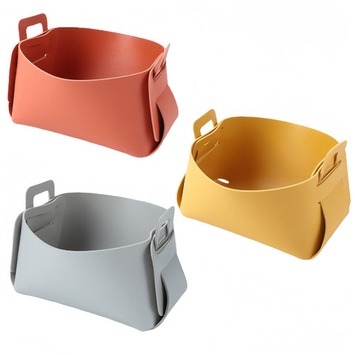 3 Pcs Stylish Leather Storage Box, Elegant Design for Organizing Essentials