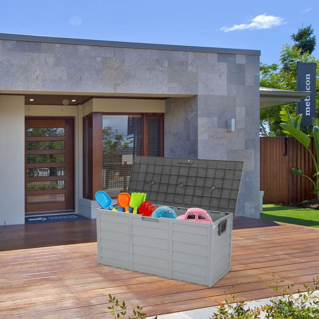 Holiday Sale 75gal Outdoor Garden Plastic Storage Deck Box