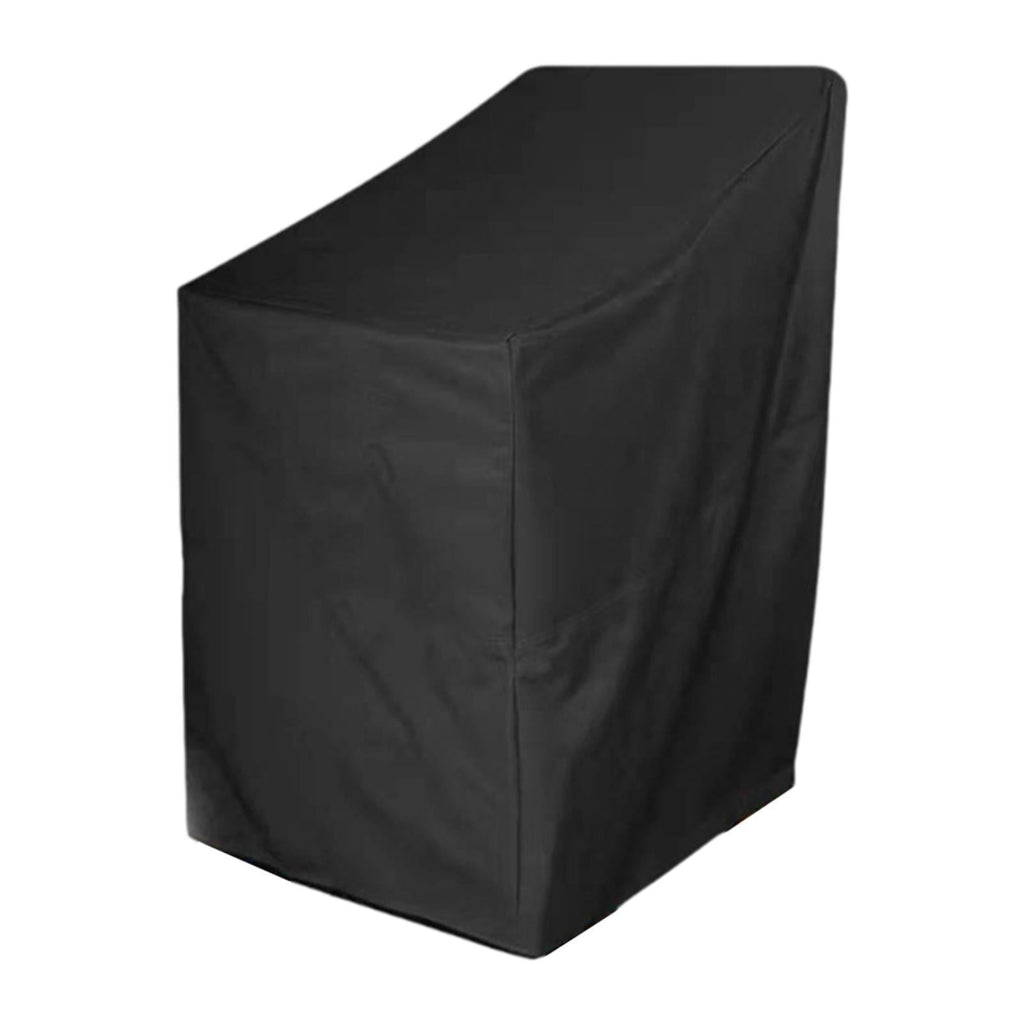 Colaxi Garden Patio Chair Cover Outdoor Furniture Protector Waterproof Folding Chairs Cover Stacked Chair Dust Cover 190cmx66cmx63cmx89cm