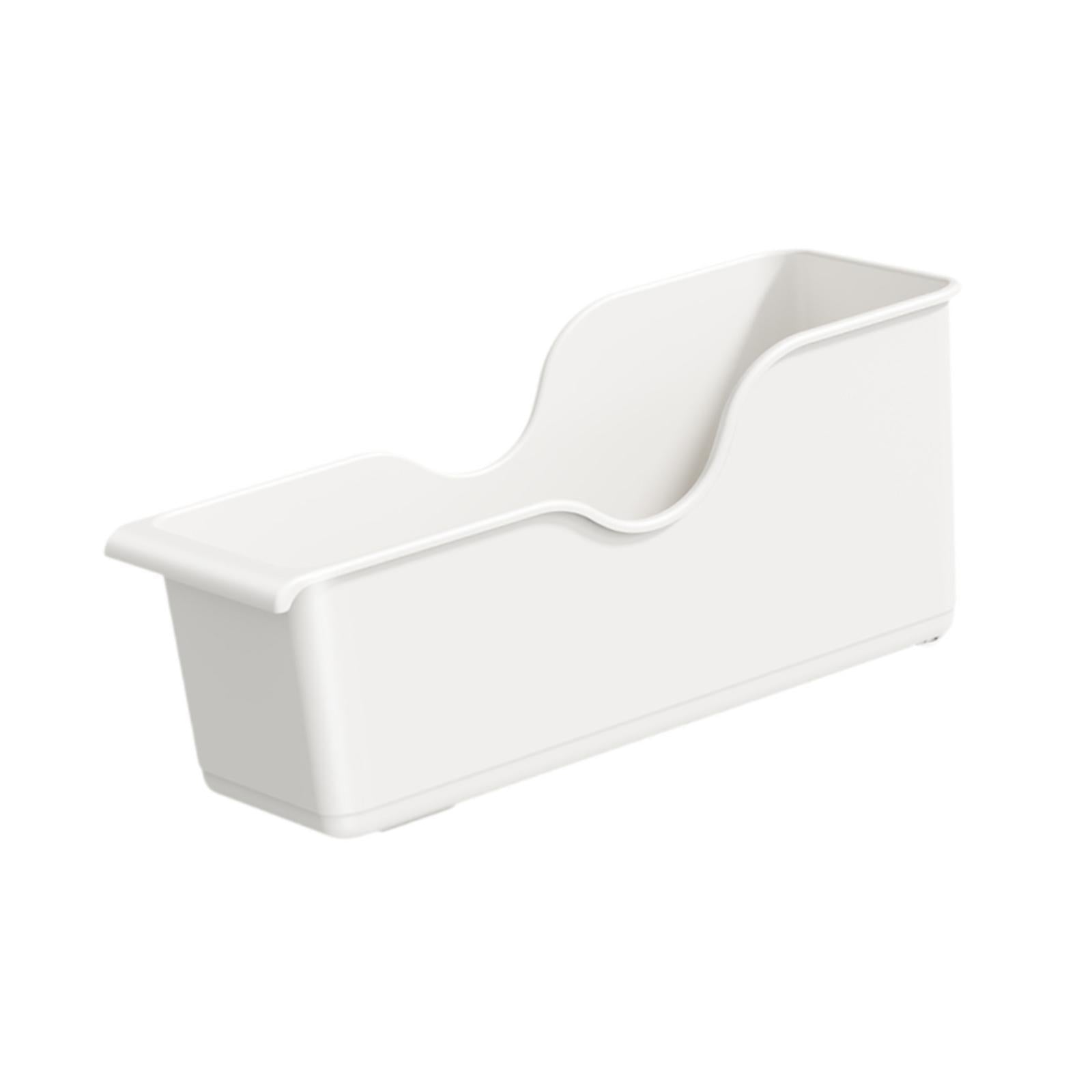 Zxpjkyu Storage Bin with Wheels Rolling Storage with Handle Container for Shelf Cupboard