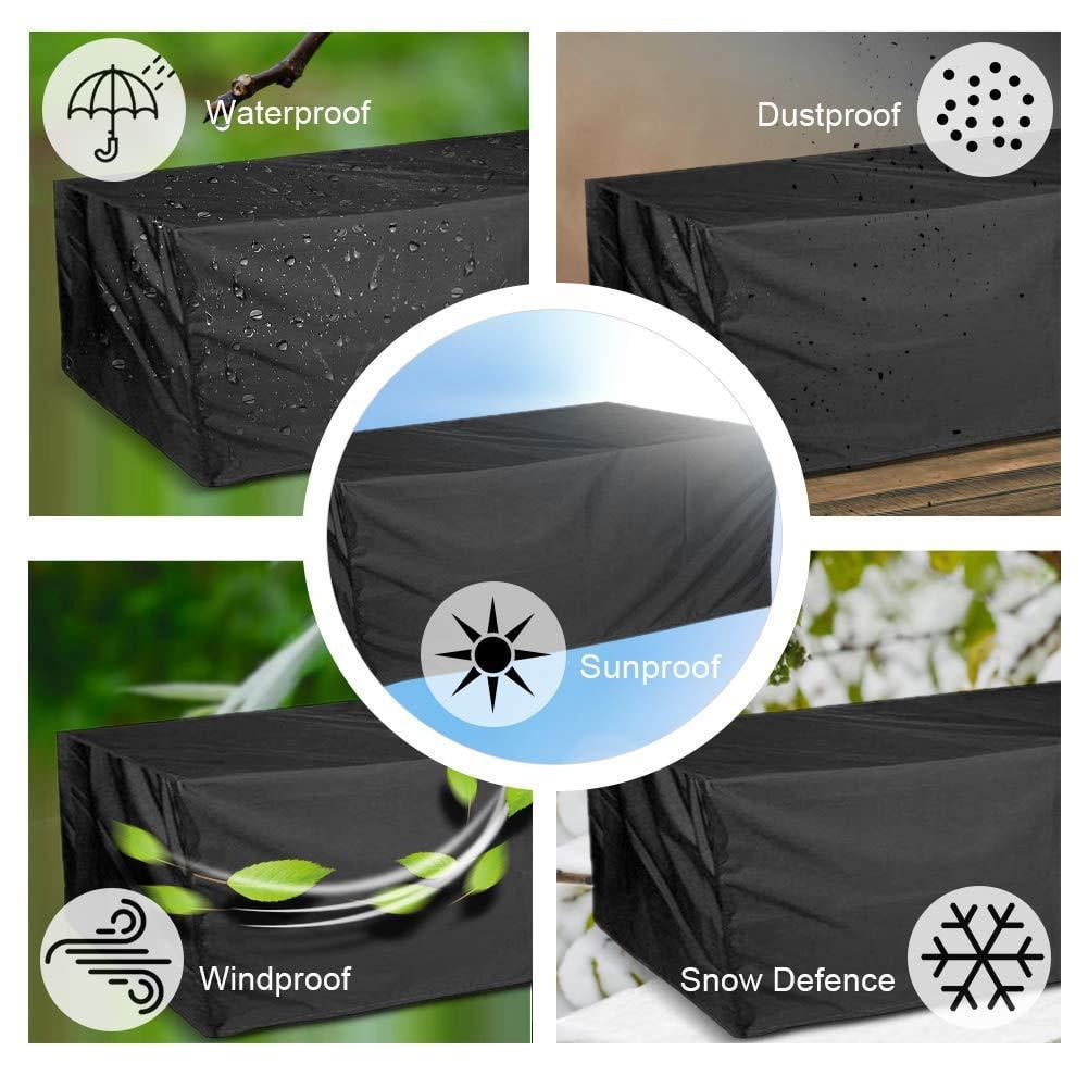 Outdoor Furniture Waterproof Cover, Table Dust-proof Cover, 1 PCS Snow For Rain Daily Furniture Outdoor