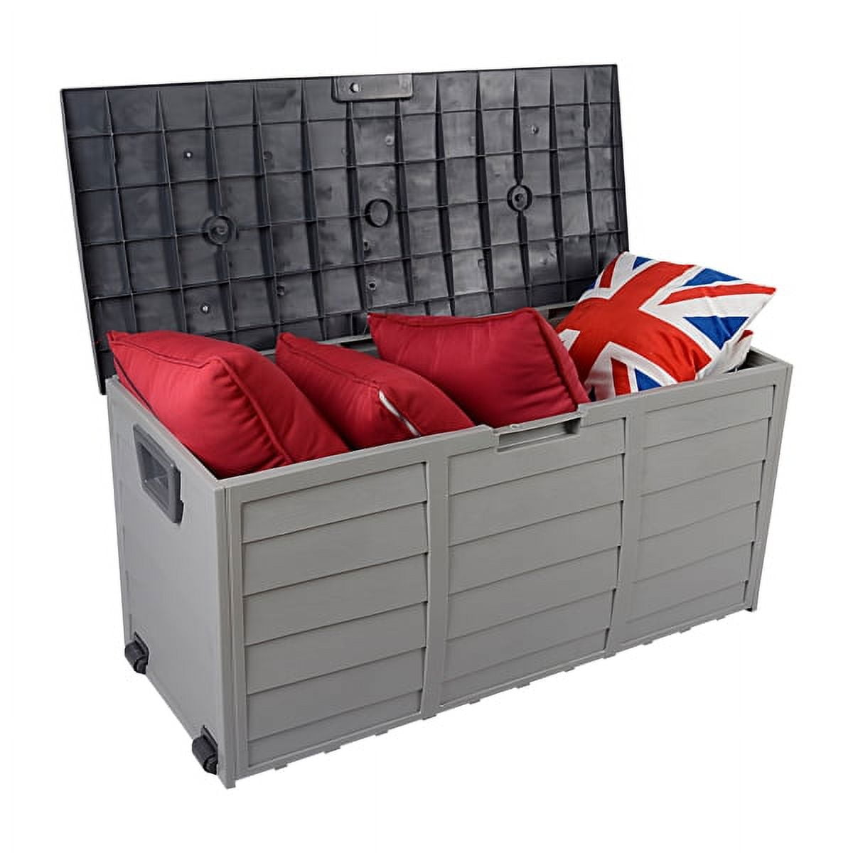 Holiday Sale 75gal Outdoor Garden Plastic Storage Deck Box