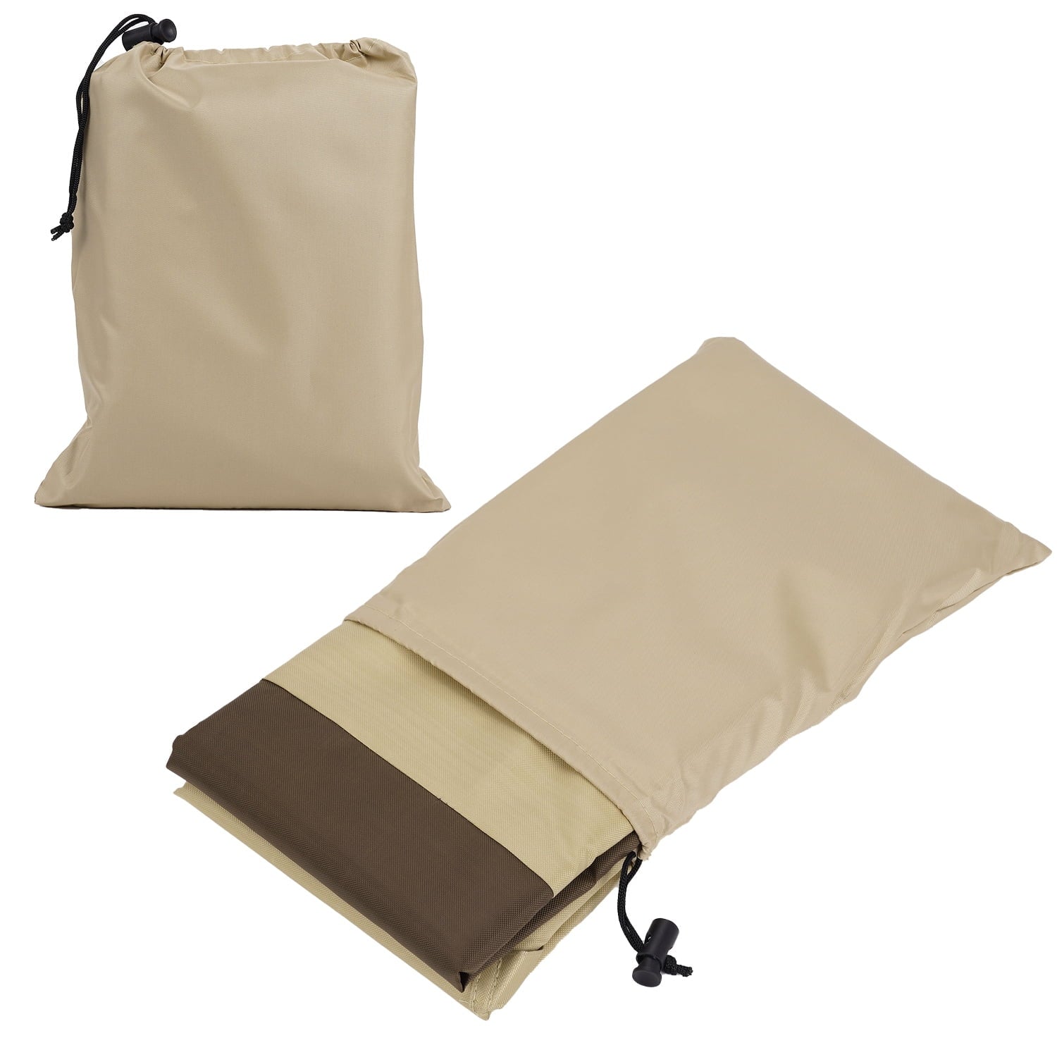 Vorfor 2Pcs Outdoor Furniture Cover, 420D Waterproof Dustproof UV-resistant Patio Adirondack Chair Cover for Rocking Chair, 32"L x 34"D x 36"H, Beige