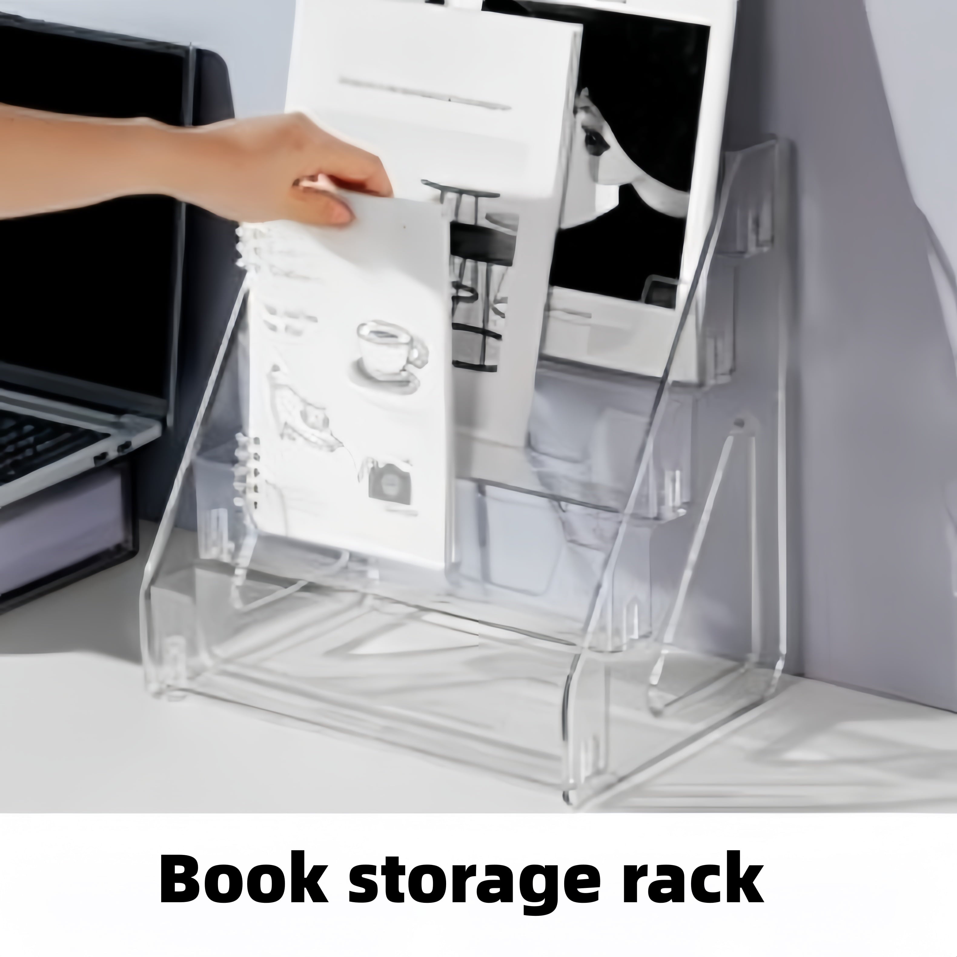 Tri-Layer Acrylic Step Storage Box Stylish Clear Design for Home Organization