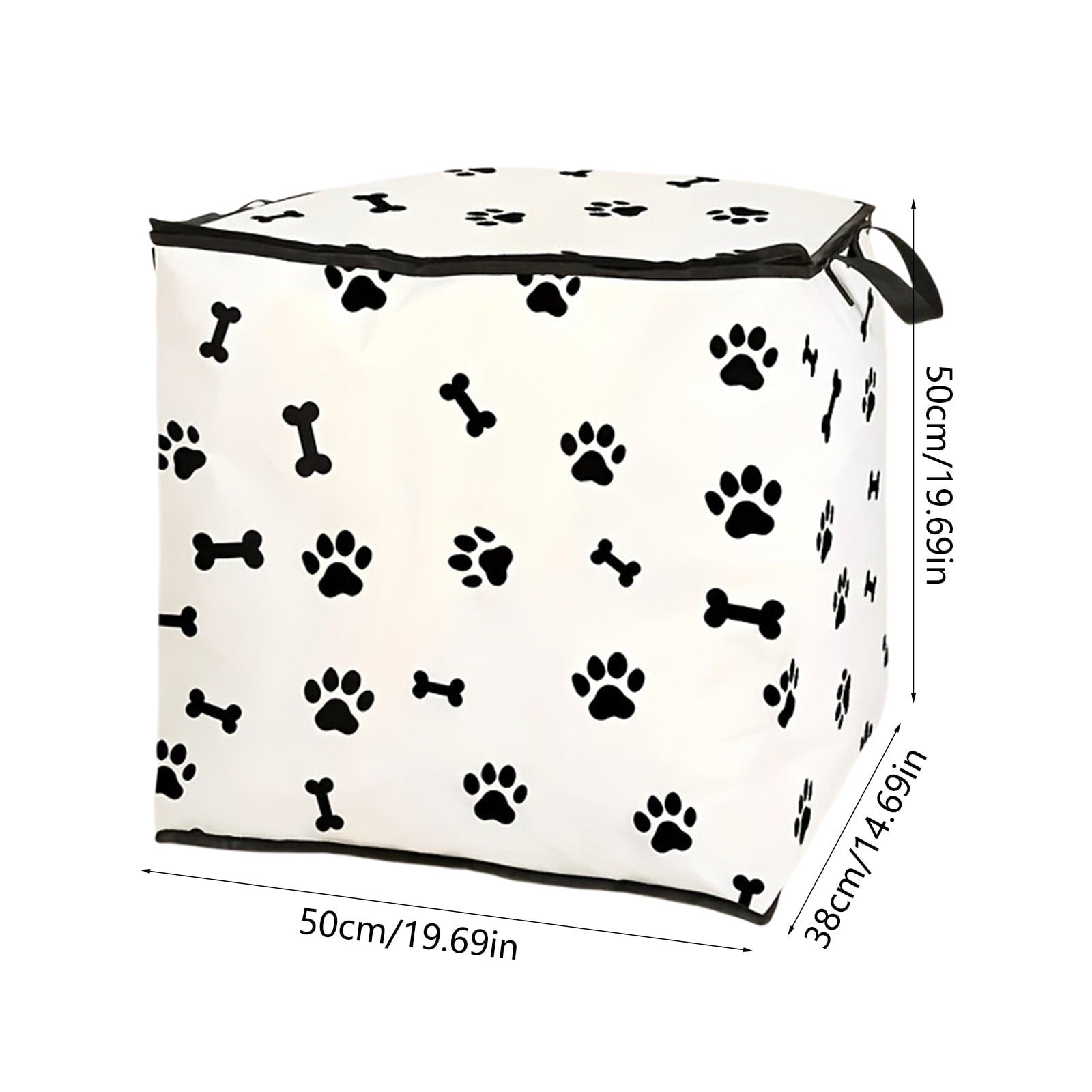 Extra Large Moving Bags, Heavy Duty Zippered Storage Bags, Reusable Collapsible Fabric Storage Box for Clothes, Blankets, Moving, Dorm Organization