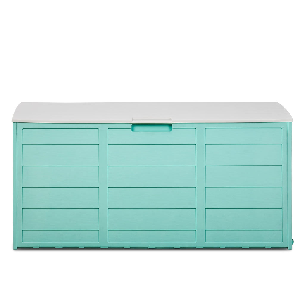 Ktaxon 75gal Outdoor Garden Resin Storage Deck Box Tools Green