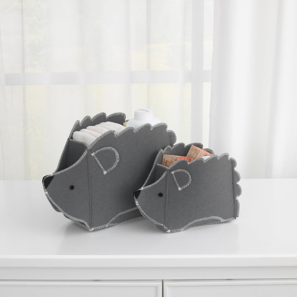 Little Love by NoJo Hedgehog Shaped 2 Pk Storage