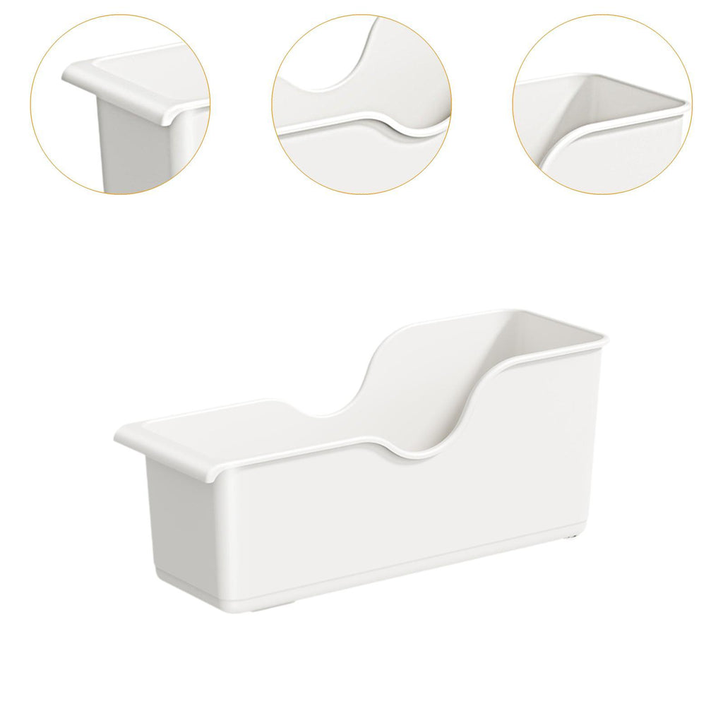 Zxpjkyu Storage Bin with Wheels Rolling Storage with Handle Container for Shelf Cupboard
