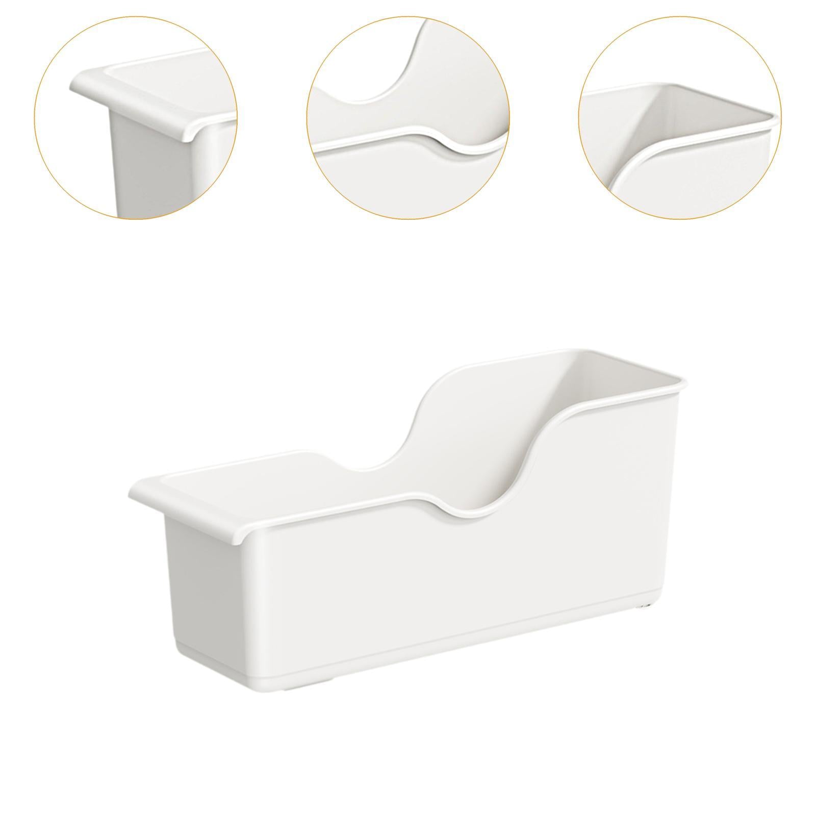 Zxpjkyu Storage Bin with Wheels Rolling Storage with Handle Container for Shelf Cupboard