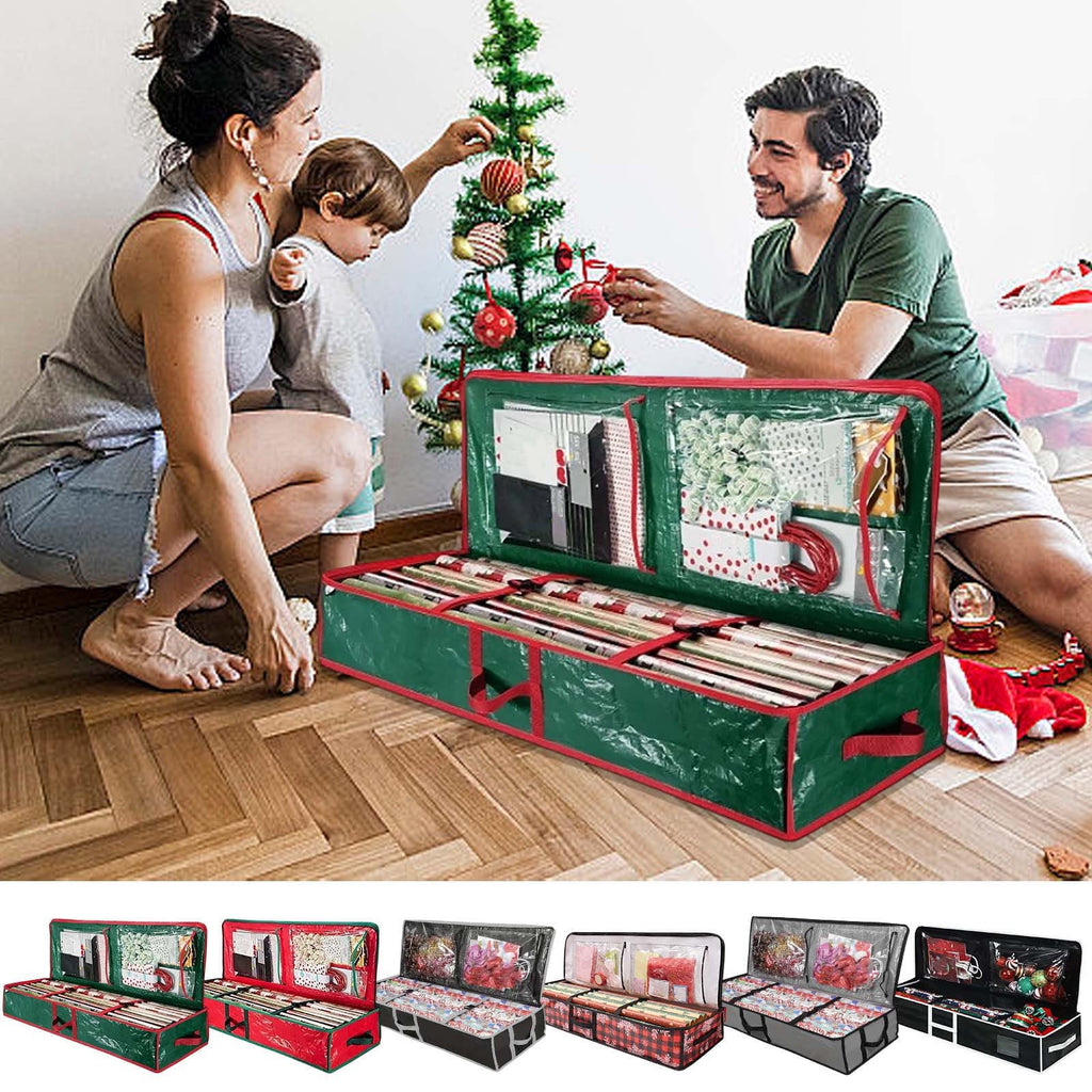 A Christmas Tree Storage Bag With Large Capacity, Waterproof And Foldable Design For Holiday Decorations, Seasonal Organizing And Home Storage, 41.34X14.37X6.30In