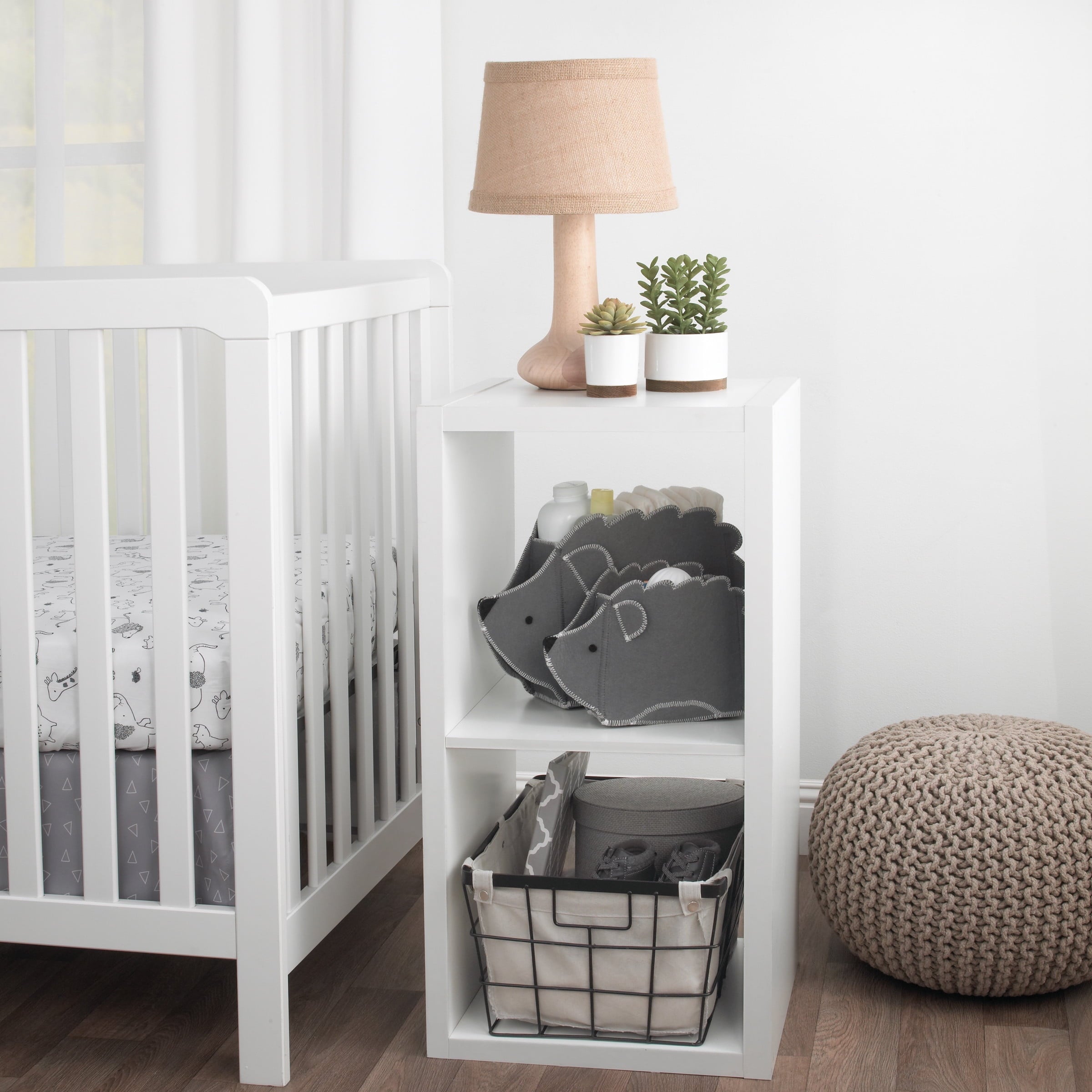 Little Love by NoJo Hedgehog Shaped 2 Pk Storage