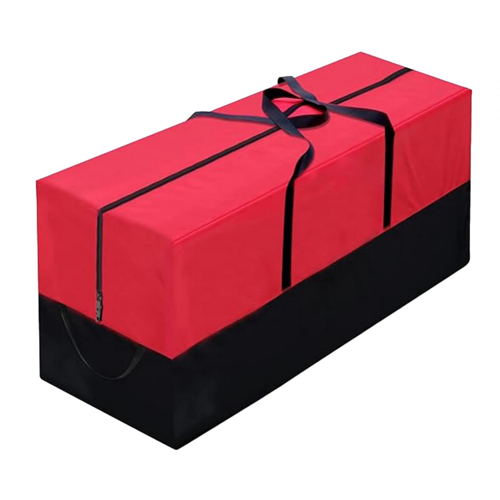 kowaku Holiday Tree Storage Bag Xmas Tree Storage Bag Moistureproof Lightweight Practical Double Zippers for Pendants Party Supplies 122x38x51cm