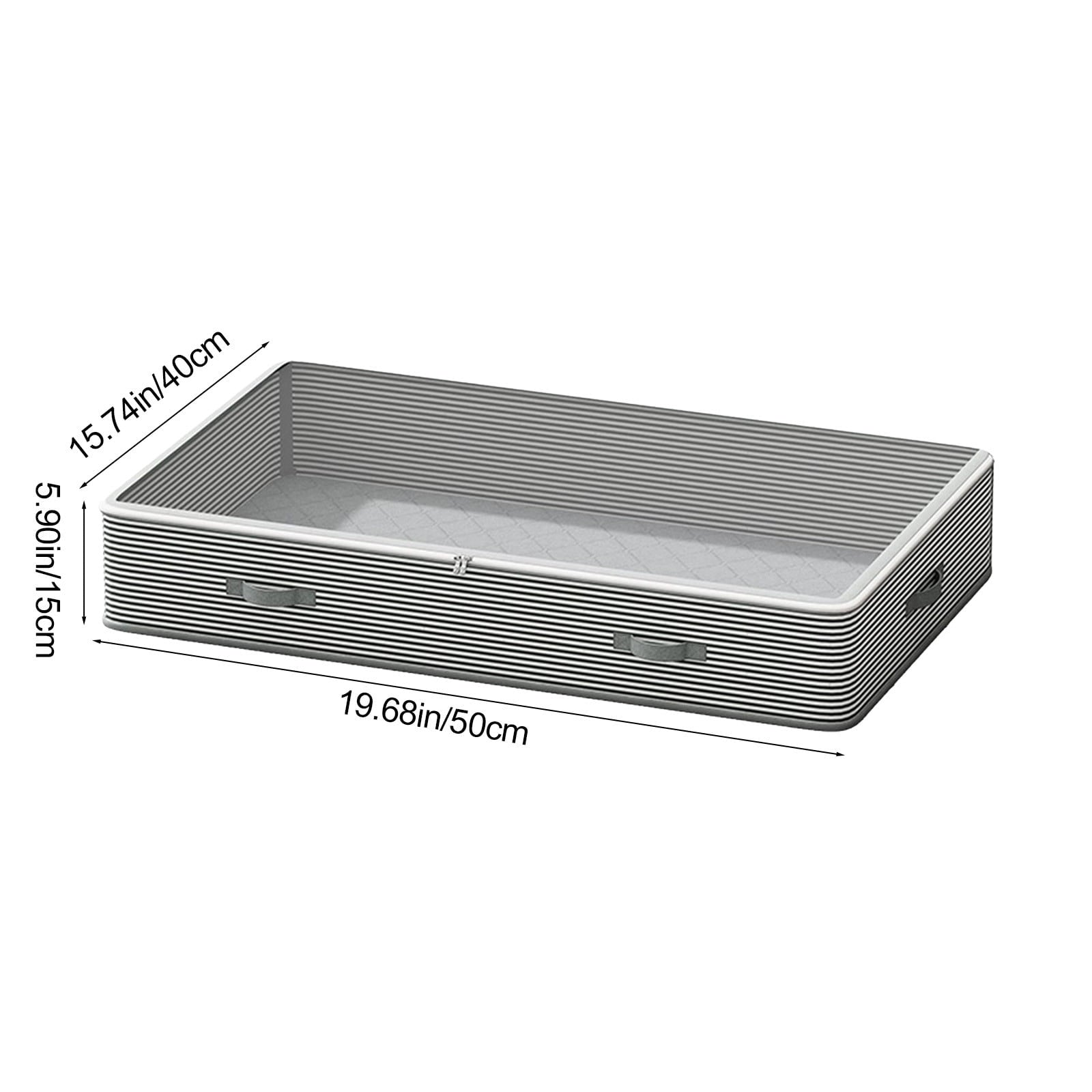 Under Bed Storage Containers with Window, Closet Organizers and Storage Bags, Foldable Underbed Storage Bags for Blankets, Clothing, Comforter, Linen Sheets, Wrapping Paper