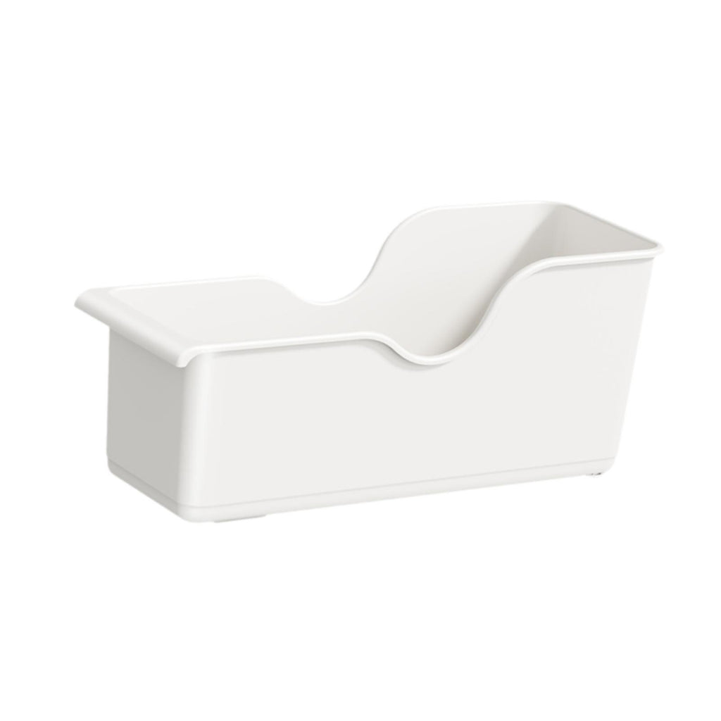 Zxpjkyu Storage Bin with Wheels Rolling Storage with Handle Container for Shelf Cupboard