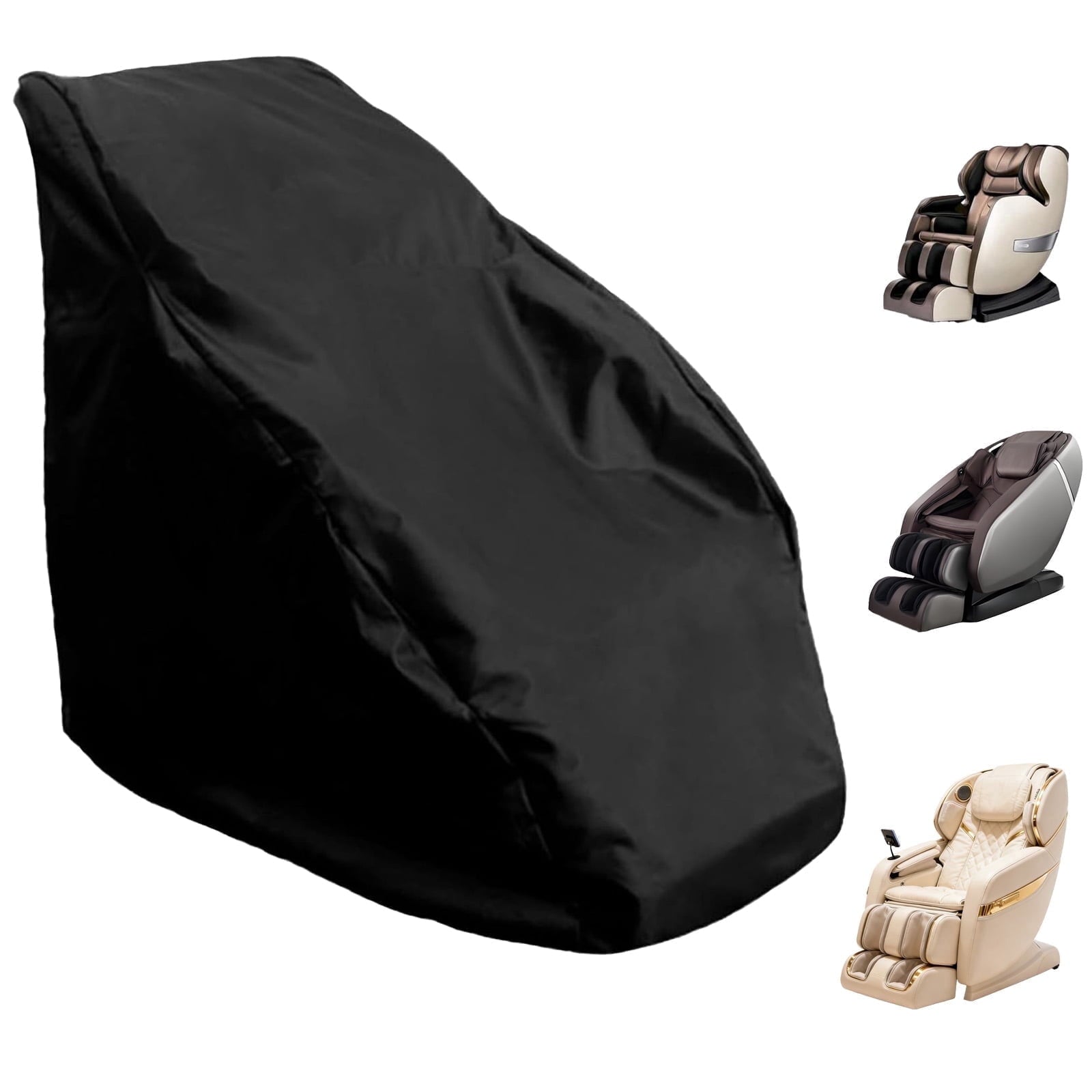 Massage Chair Cover, 63"x 39.5"x 55", Massage Recliner Chair Heavy Duty Dustproof Cover, Full Body Zero Gravity Chair Covers with Storage Bag