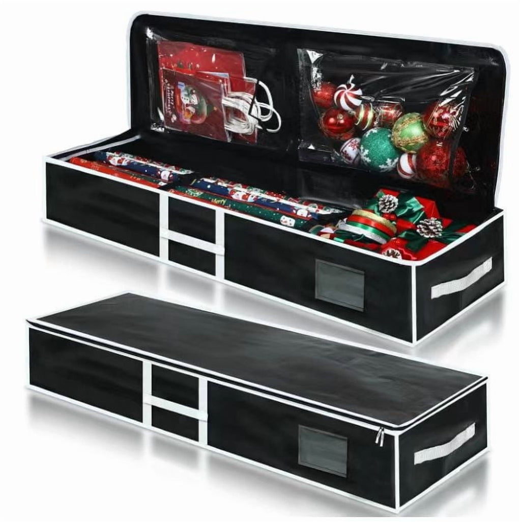A Christmas Tree Storage Bag With Large Capacity, Waterproof And Foldable Design For Holiday Decorations, Seasonal Organizing And Home Storage, 41.34X14.37X6.30In