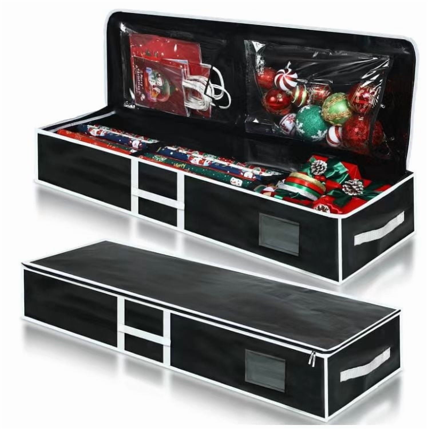 A Christmas Tree Storage Bag With Large Capacity, Waterproof And Foldable Design For Holiday Decorations, Seasonal Organizing And Home Storage, 41.34X14.37X6.30In