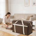 Heavy Duty Moving Boxes Storage Bag, Extra Thick Large Capacity Waterproof Storage Bag with Reinforced Handles for Quilts, Clothes, Blankets, Seasonal Moving Storage