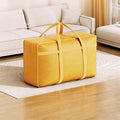 Extra Large Heavy Duty Waterproof Storage Bag for Clothes, Blankets, Comforters - Moving Tote with Reinforced Handles for Travel, Dorm, Home Organization