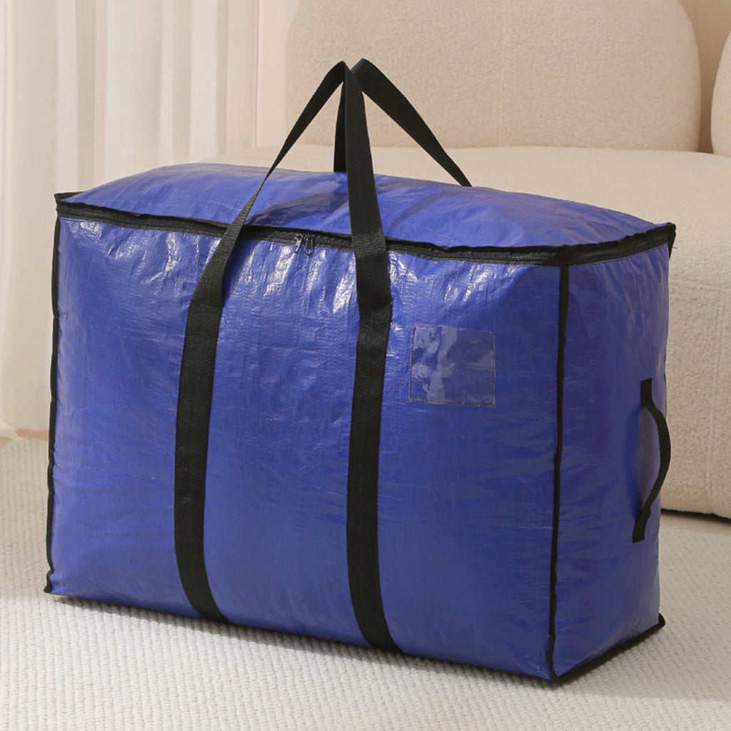 Large Capacity Storage Bag 95L Waterproof, Heavy-Duty Oxford Cloth Storage Organizer for Clothes, Moving, Christmas Decorations with Sturdy Handles