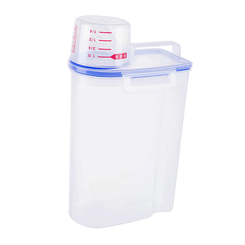 Laundry Powder Storage Container 4L Powder Storage Box for Home Dorm Hotel
