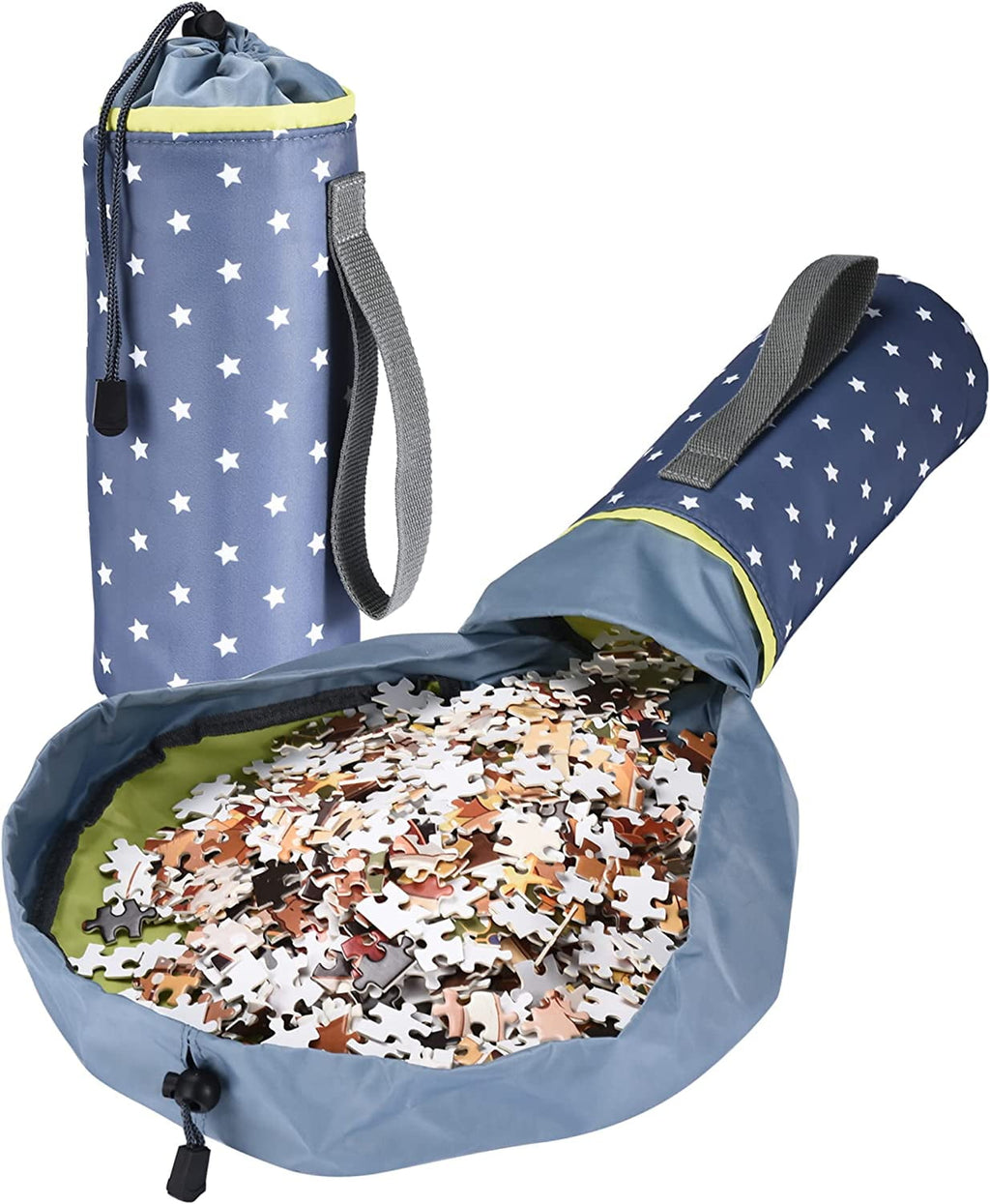 Light Autumn Large Capacity Lego Storage & Play Mat Bag - Toy Organizer Bin for Kids Room & Travel