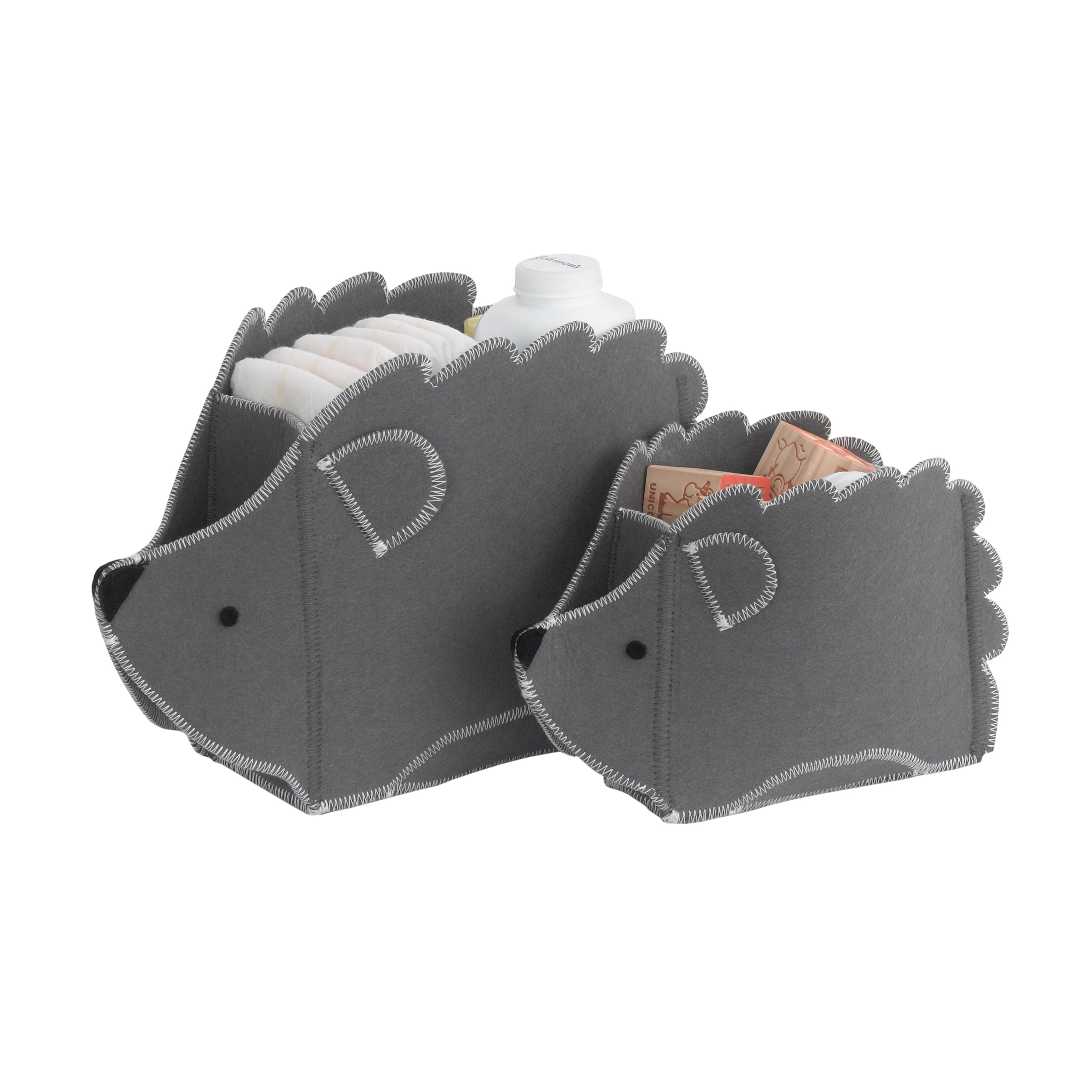 Little Love by NoJo Hedgehog Shaped 2 Pk Storage