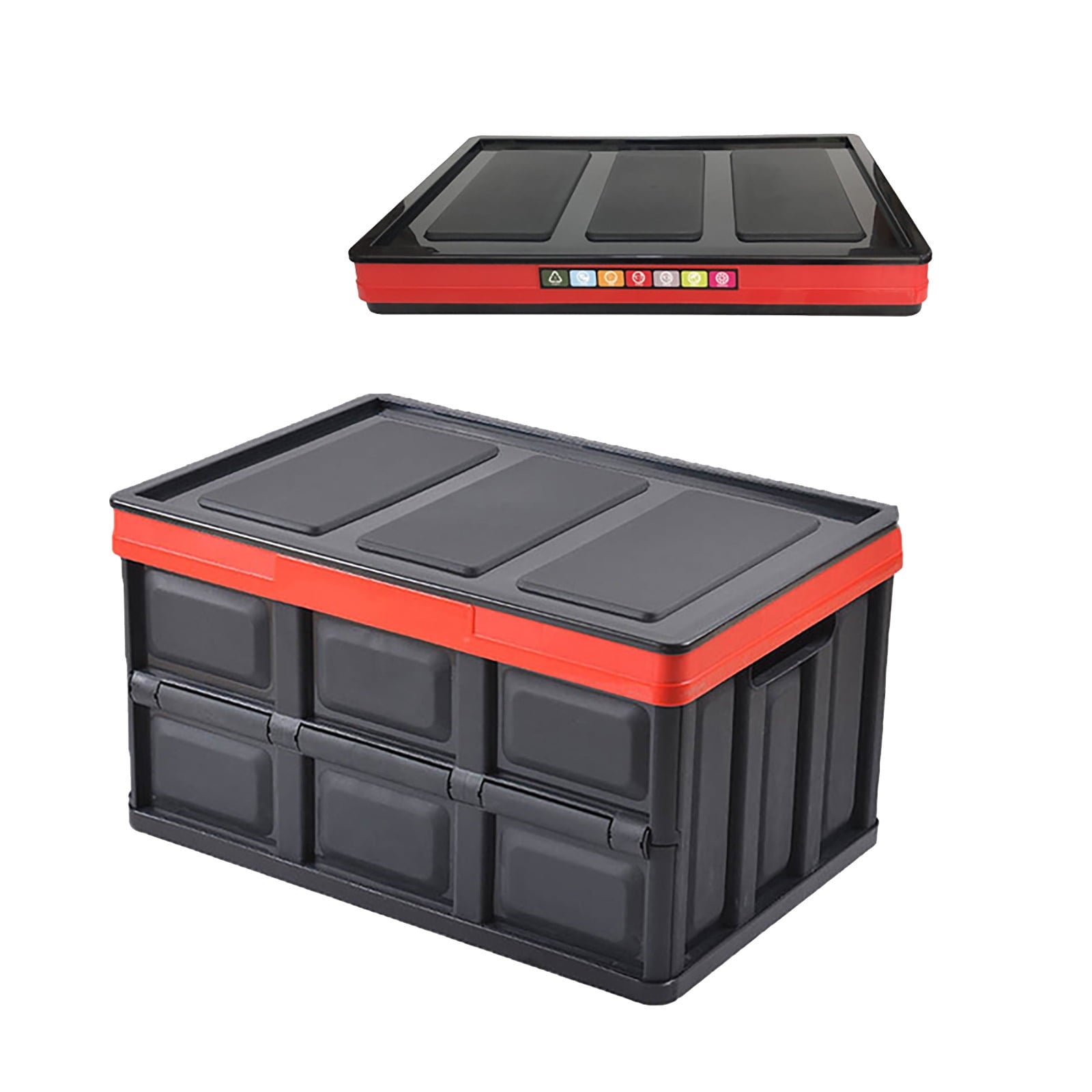 Needhep Stackable Storage Bin With Latching Lid New Upgrade Storage Bins With Lids Heavy Duty, Plastic Organizer Box, Heavy Duty Plastic Storage Bins, Non-Toxic (White)