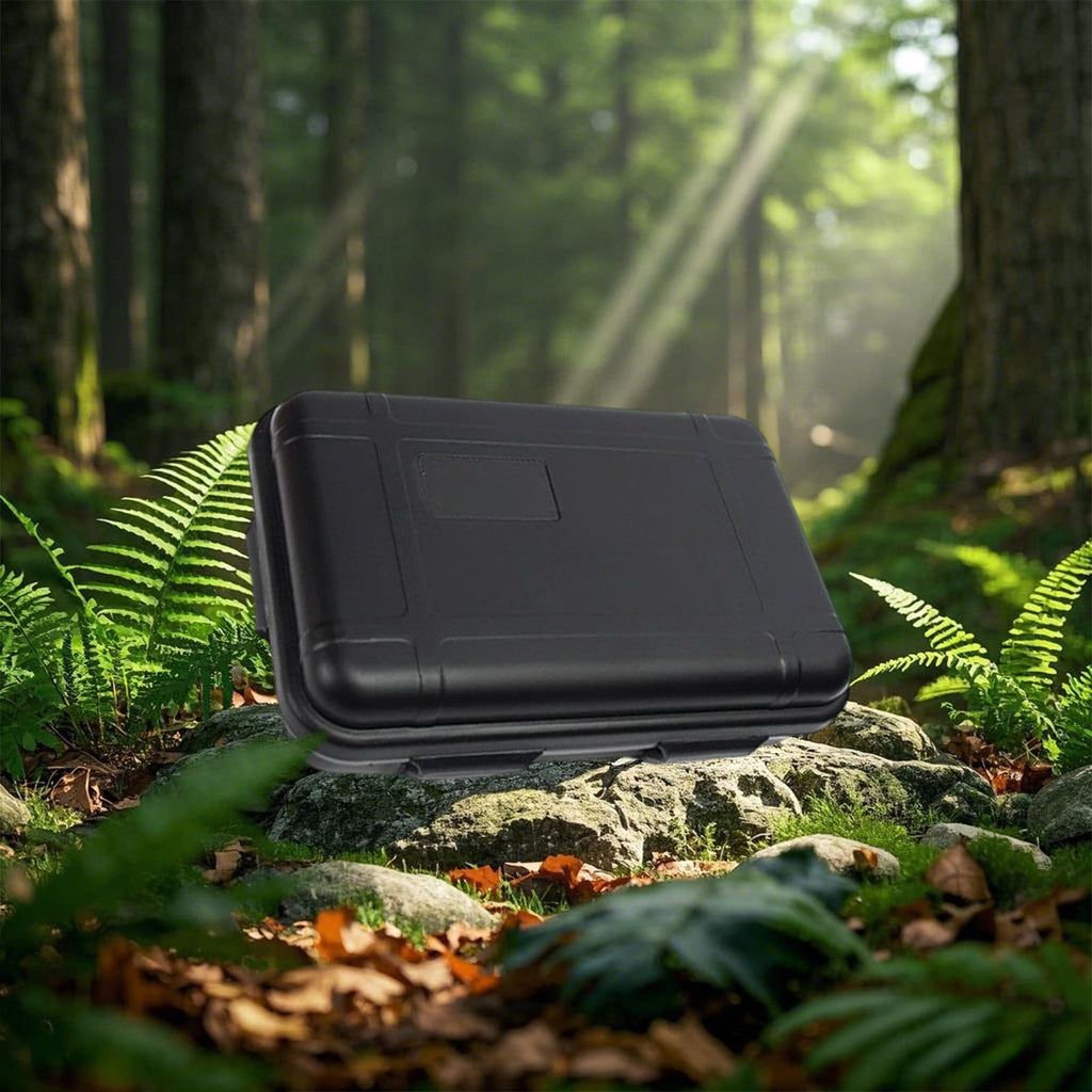 Outdoor Waterproof Airtight Shockproof Plastic Survival Container Carry Box, Outdoor Survival Box, Shockproof and Pressure Proof Waterproof Box, Sealed Box, Wilderness Survival Storage Case