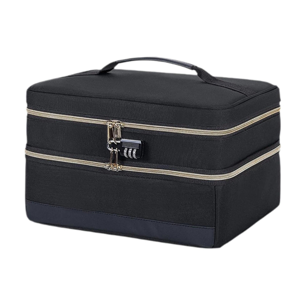 Toy Storage Bag Organizer Carrier Double Layer Polyester Large Capacity for Kids Home Travel Use