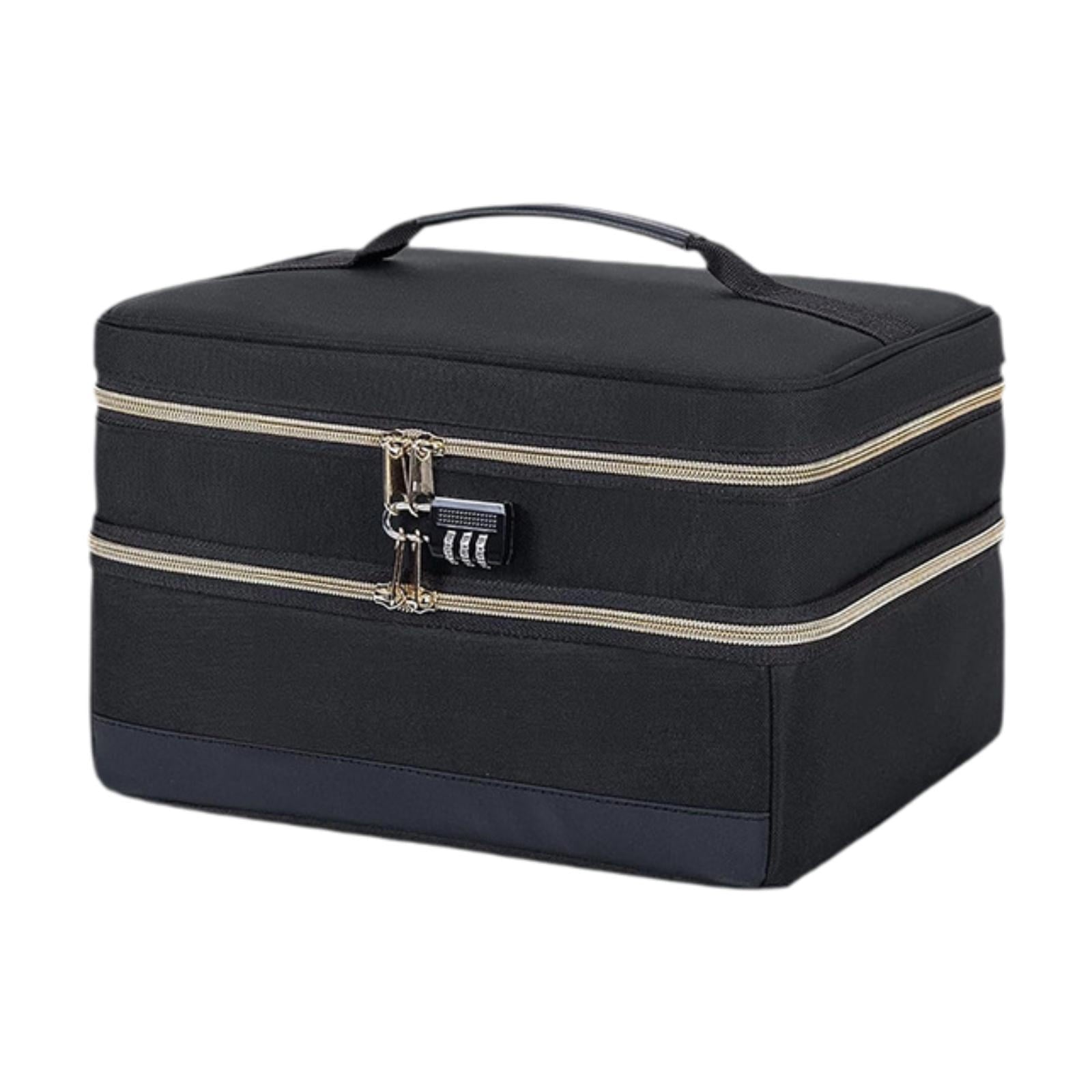 Toy Storage Bag Organizer Carrier Double Layer Polyester Large Capacity for Kids Home Travel Use