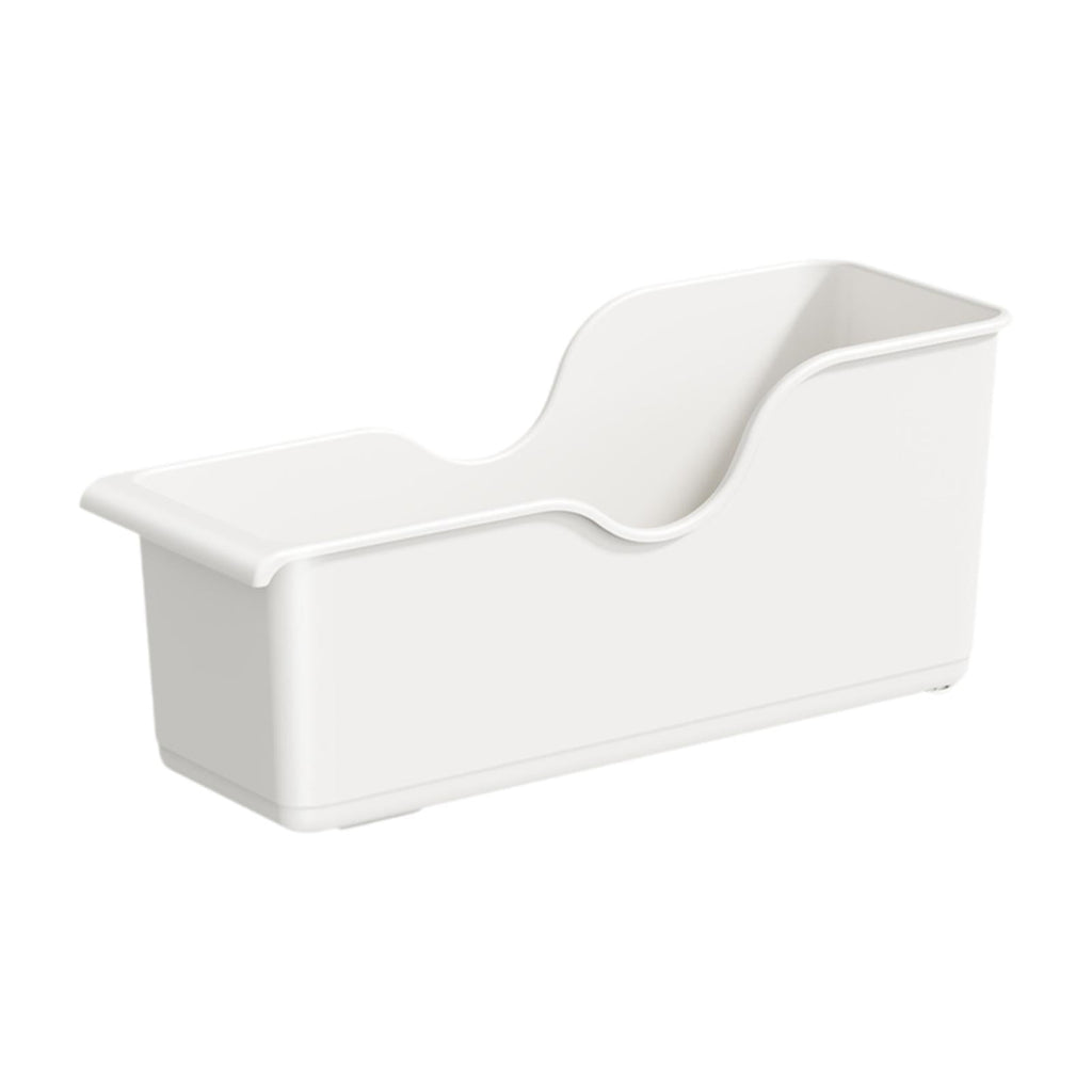 Zxpjkyu Storage Bin with Wheels Rolling Storage with Handle Container for Shelf Cupboard