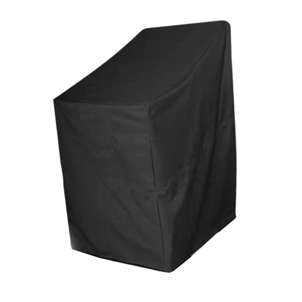 Colaxi Garden Patio Chair Cover Outdoor Furniture Protector Waterproof Folding Chairs Cover Stacked Chair Dust Cover 190cmx66cmx63cmx89cm