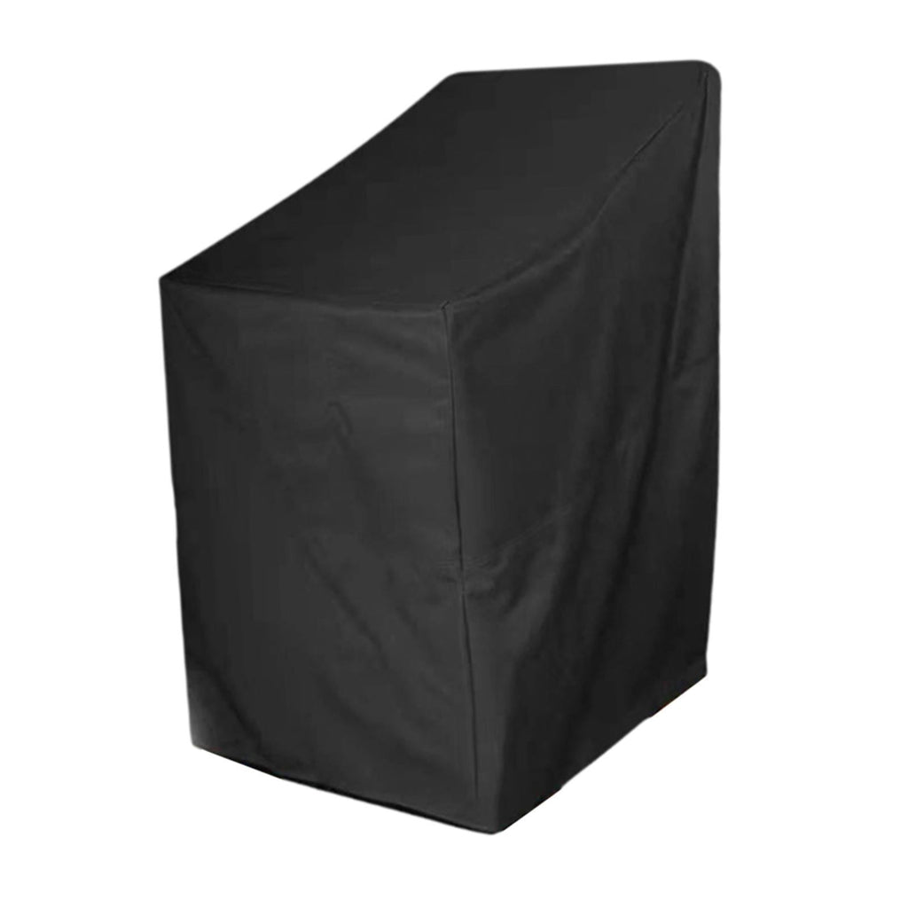 Colaxi Garden Patio Chair Cover Outdoor Furniture Protector Waterproof Folding Chairs Cover Stacked Chair Dust Cover 190cmx66cmx63cmx89cm