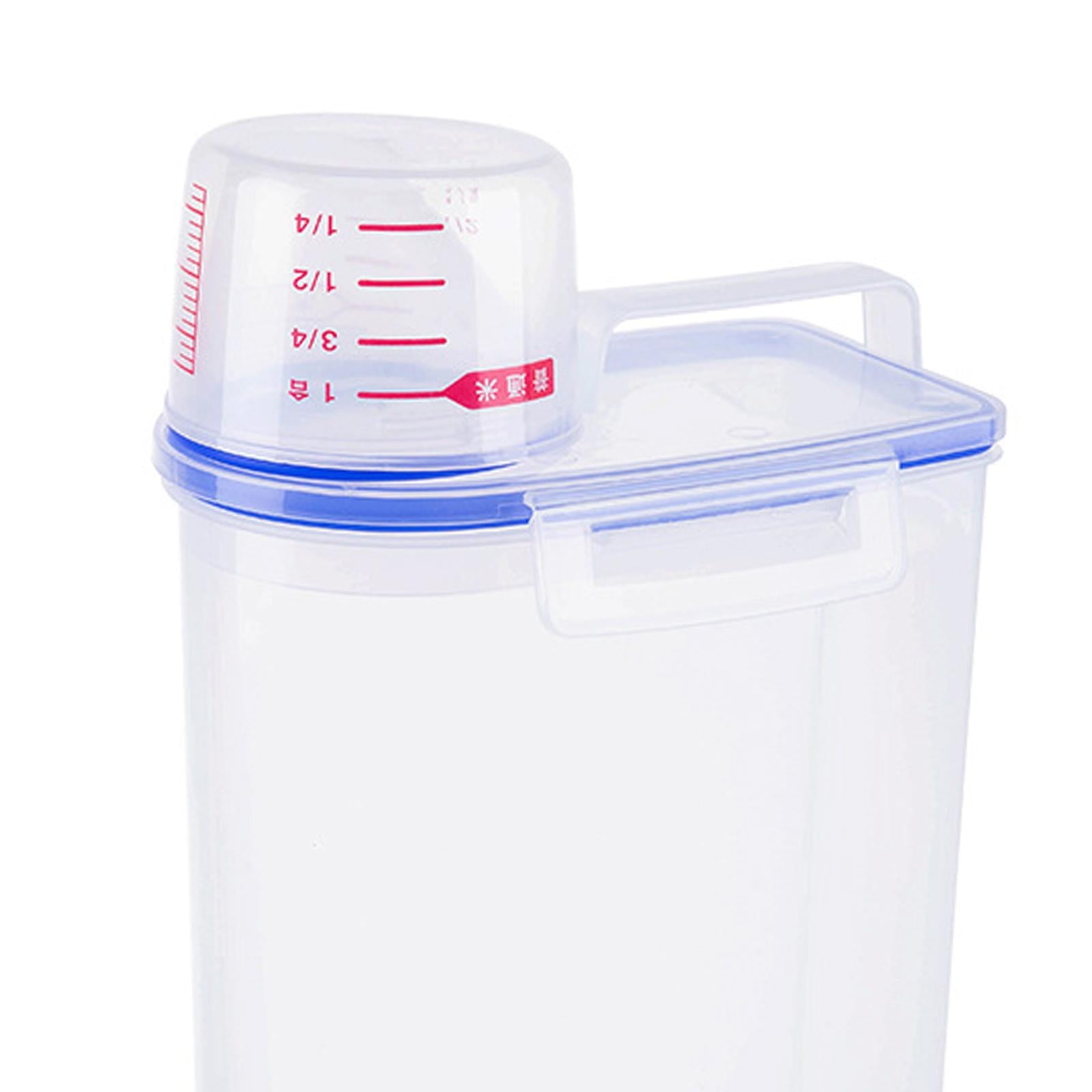 Laundry Powder Storage Container 4L Powder Storage Box for Home Dorm Hotel