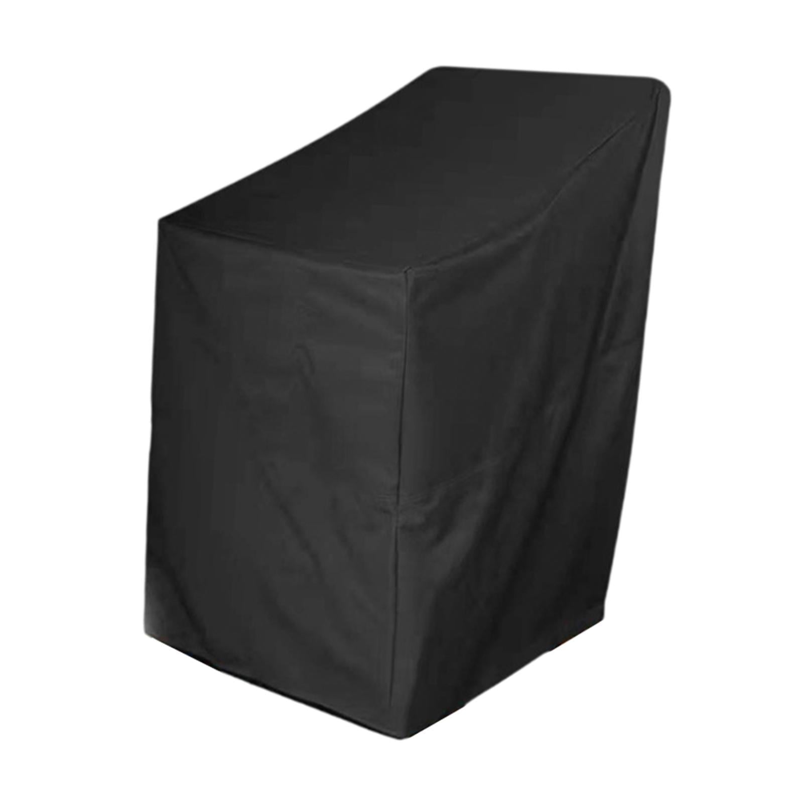 Colaxi Garden Patio Chair Cover Outdoor Furniture Protector Waterproof Folding Chairs Cover Stacked Chair Dust Cover 190cmx66cmx63cmx89cm