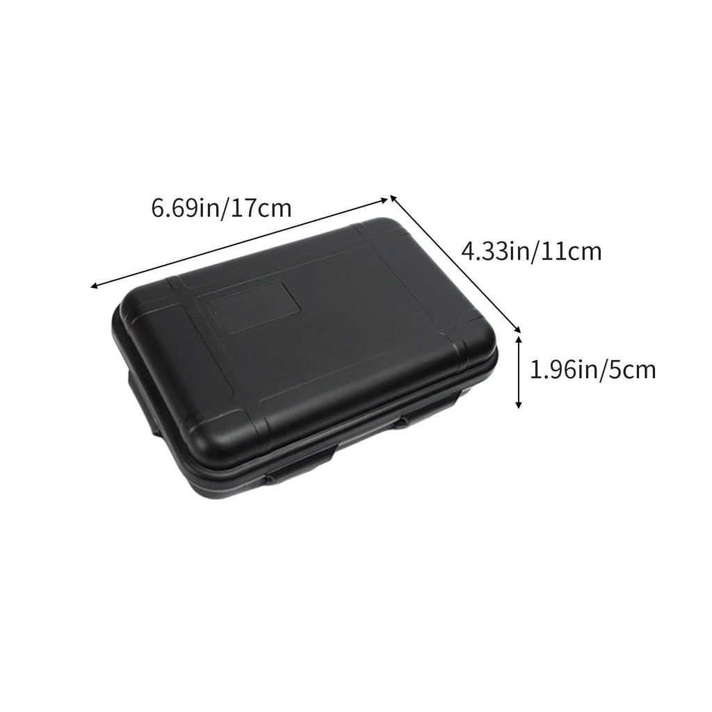 Outdoor Waterproof Airtight Shockproof Plastic Survival Container Carry Box, Outdoor Survival Box, Shockproof and Pressure Proof Waterproof Box, Sealed Box, Wilderness Survival Storage Case