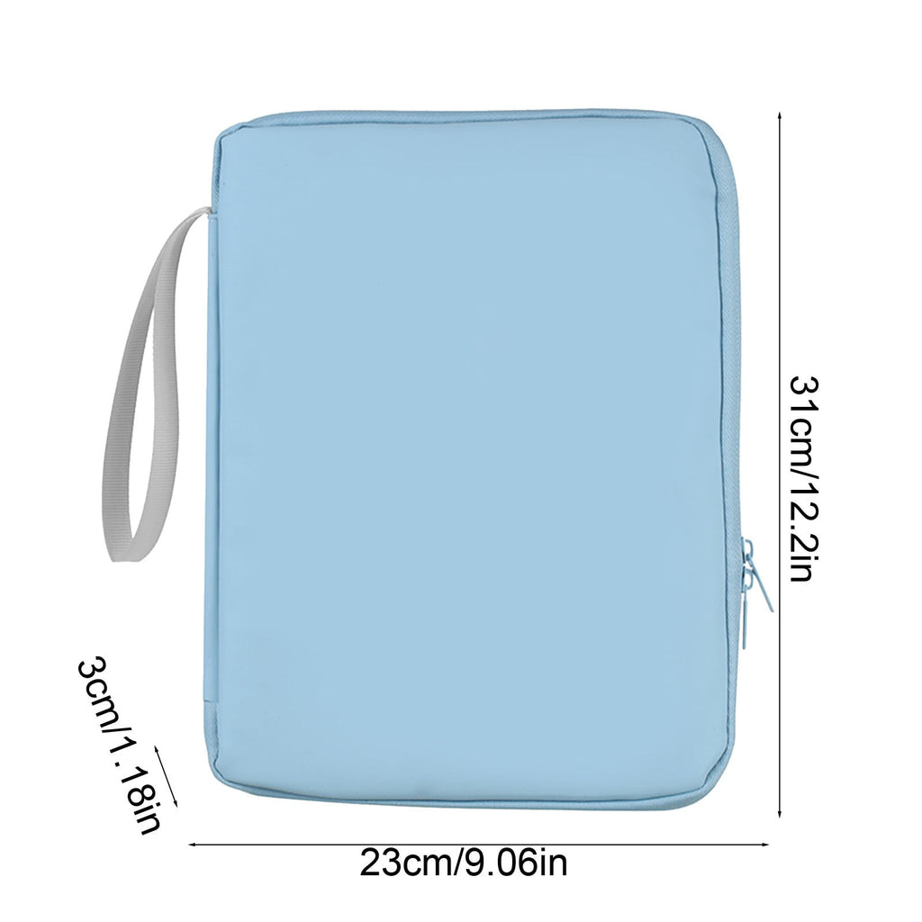 Water Resistant Laptop Sleeve Organizer for 12.9 Inch Tablets & 13 Inch Laptops, Multi Pocket Carrying Case with Shoulder Strap & Built-in Mouse Pad