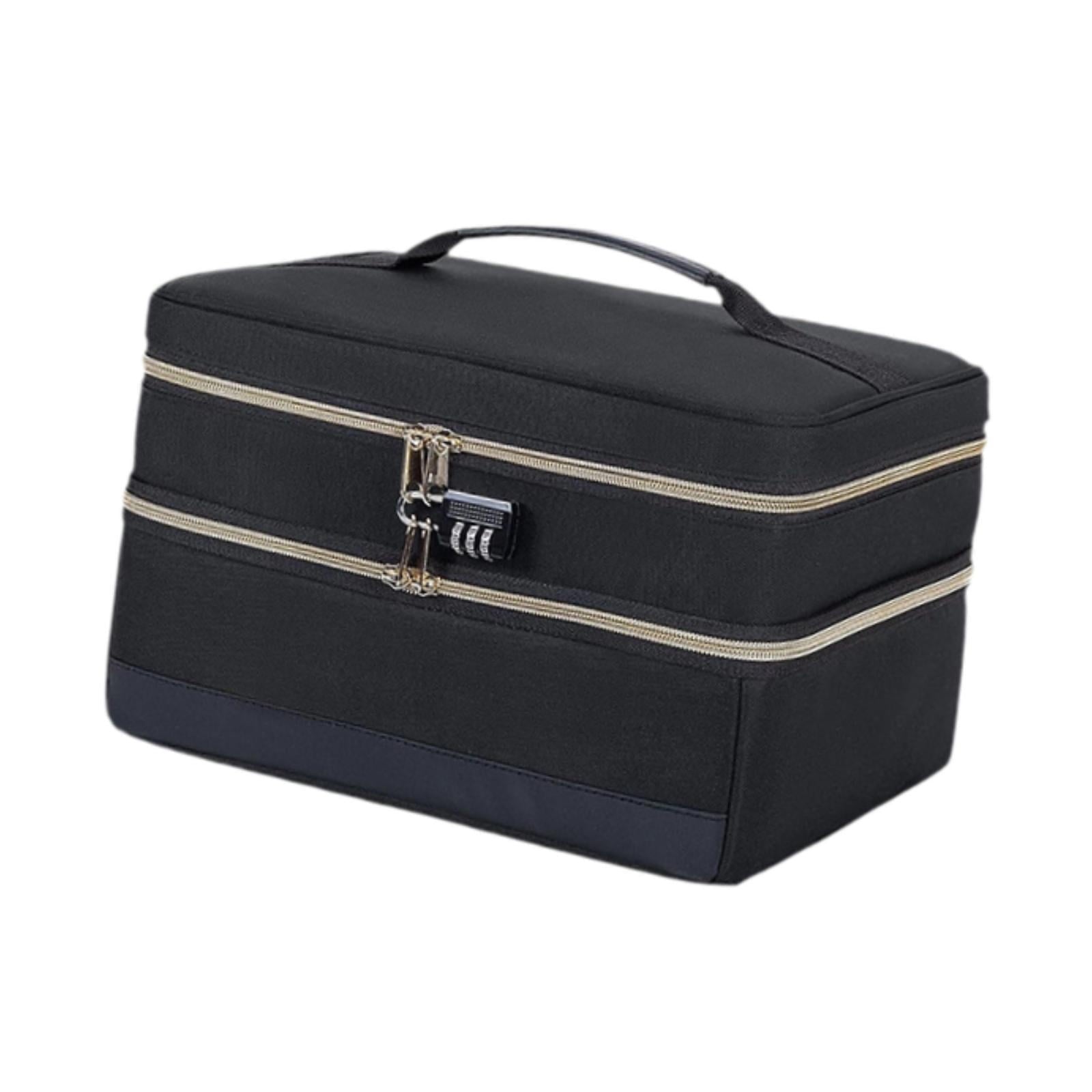 Toy Storage Bag Organizer Carrier Double Layer Polyester Large Capacity for Kids Home Travel Use