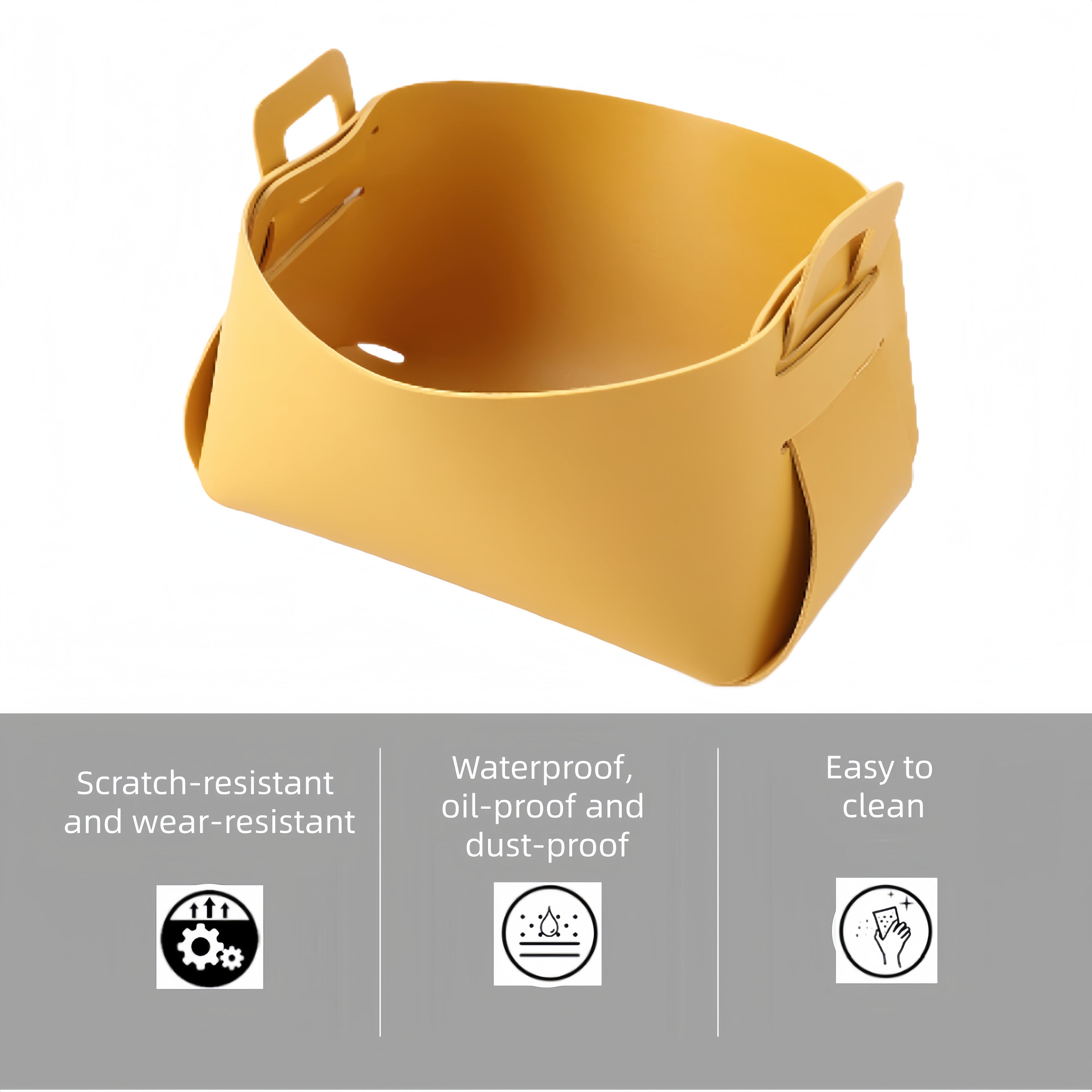3 Pcs Stylish Leather Storage Box, Elegant Design for Organizing Essentials