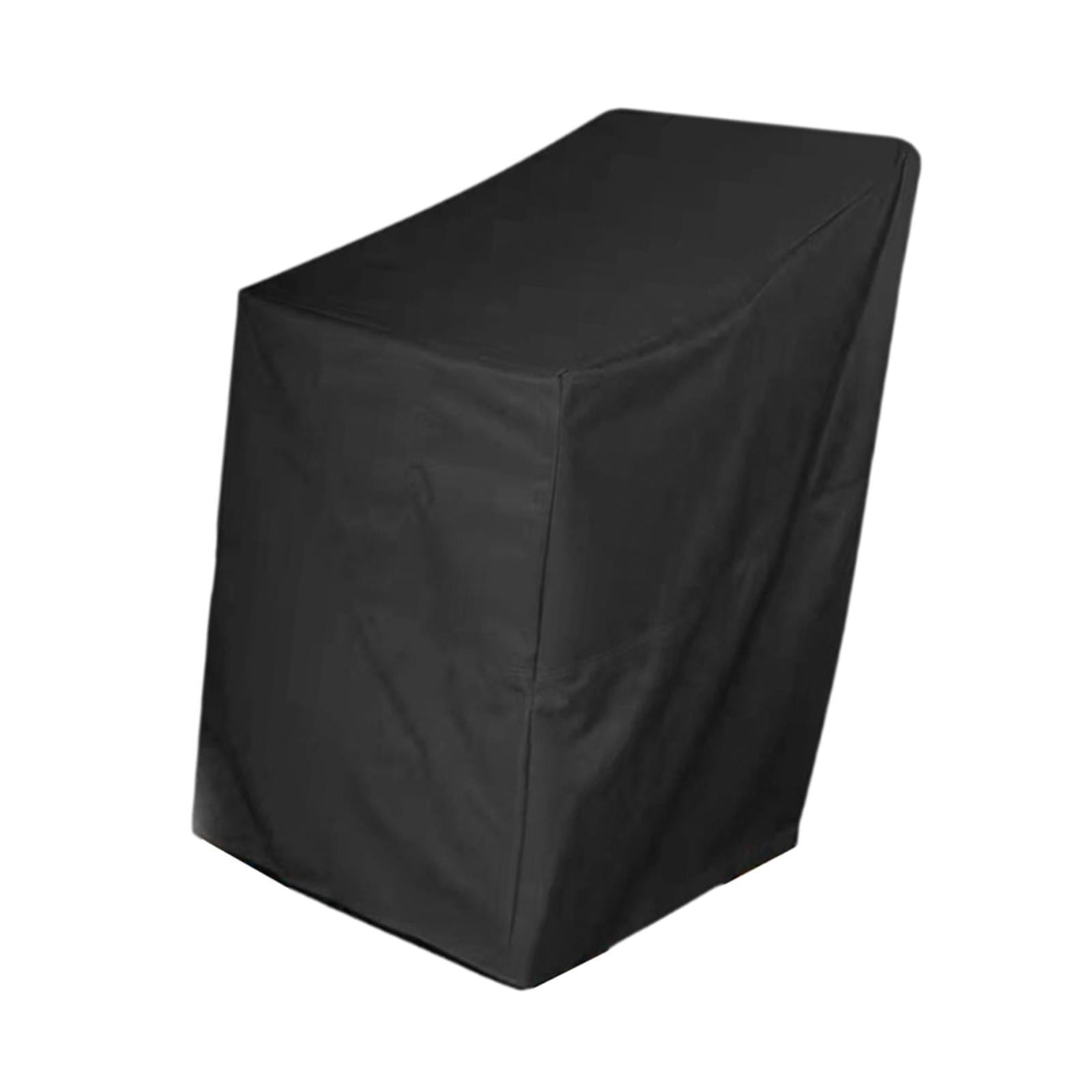 Colaxi Garden Patio Chair Cover Outdoor Furniture Protector Waterproof Folding Chairs Cover Stacked Chair Dust Cover 190cmx66cmx63cmx89cm